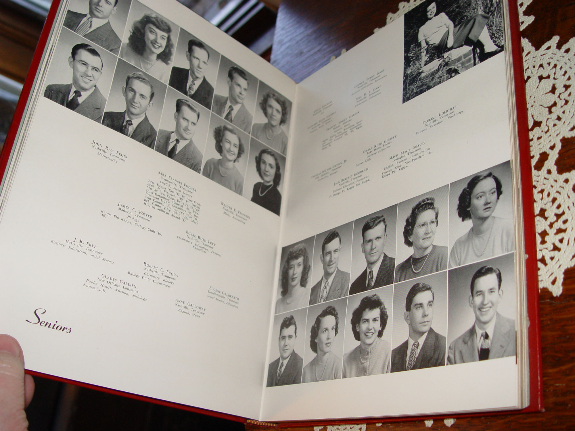 1949 Yearbook, The Pillar, George
                              Peabody College For Teachers, Nashville,
                              TN