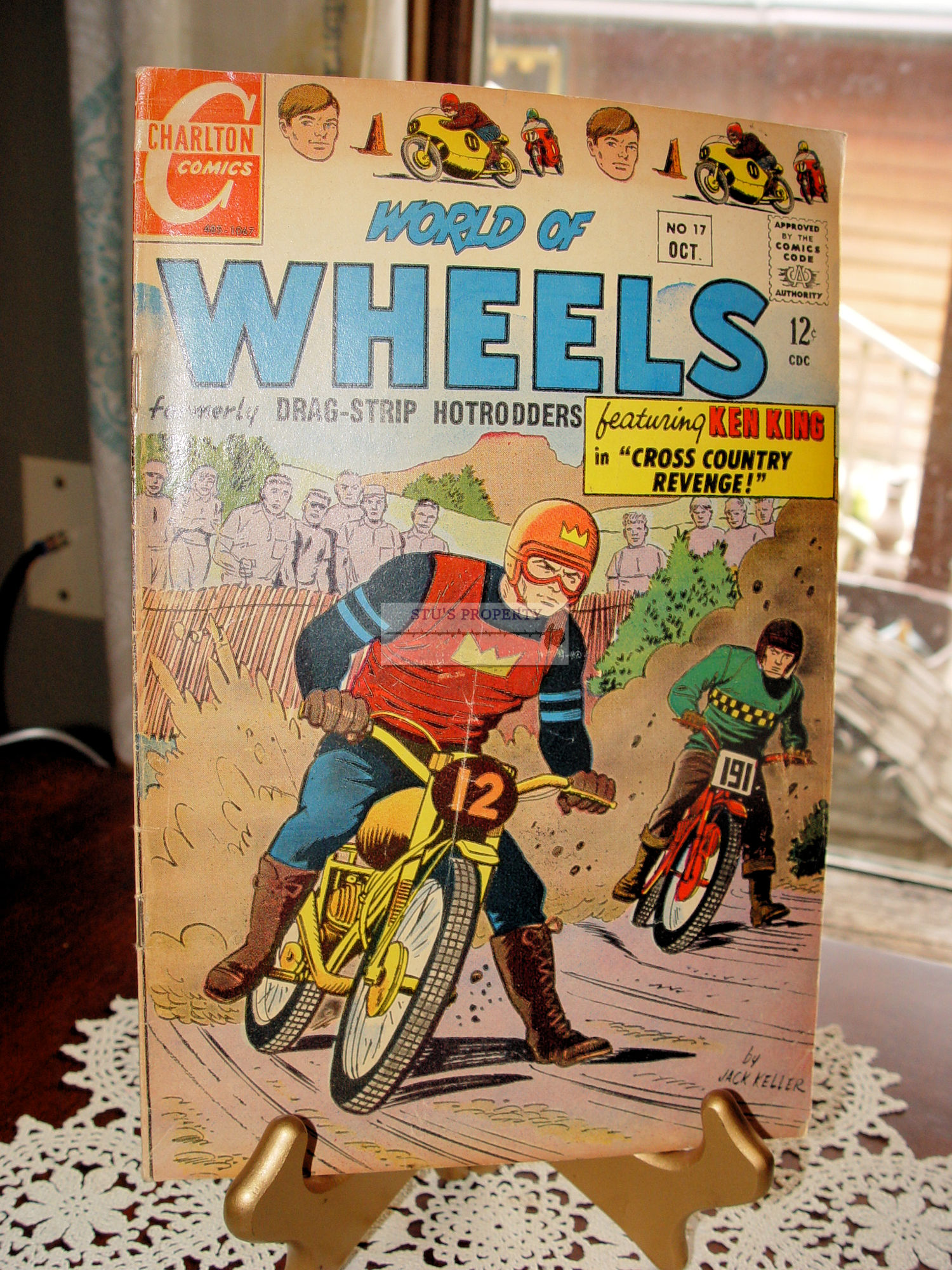 1967 World of Wheels No 17 Ken King;
                        Charlton Comics