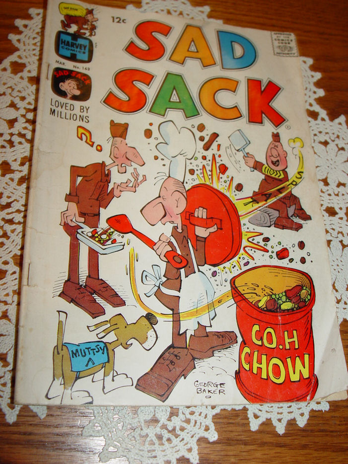 Sad Sack Harvey
                        12c Comic Book Vol 1 No. 163