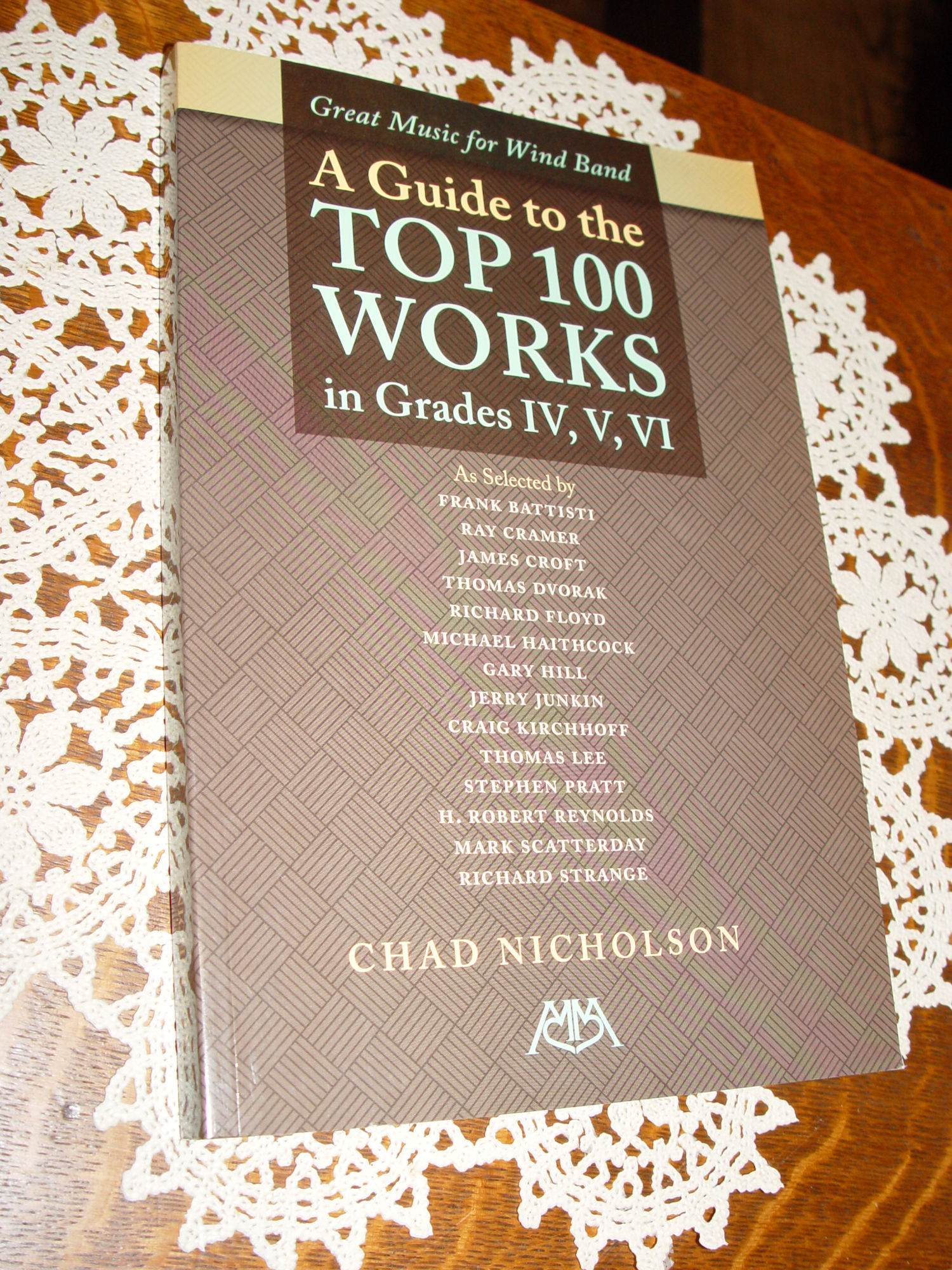 Great Music for Wind Band: A Guide to the
                        Top 100 Works in Grades IV, V, VI 2009 Chad
                        Nicholson