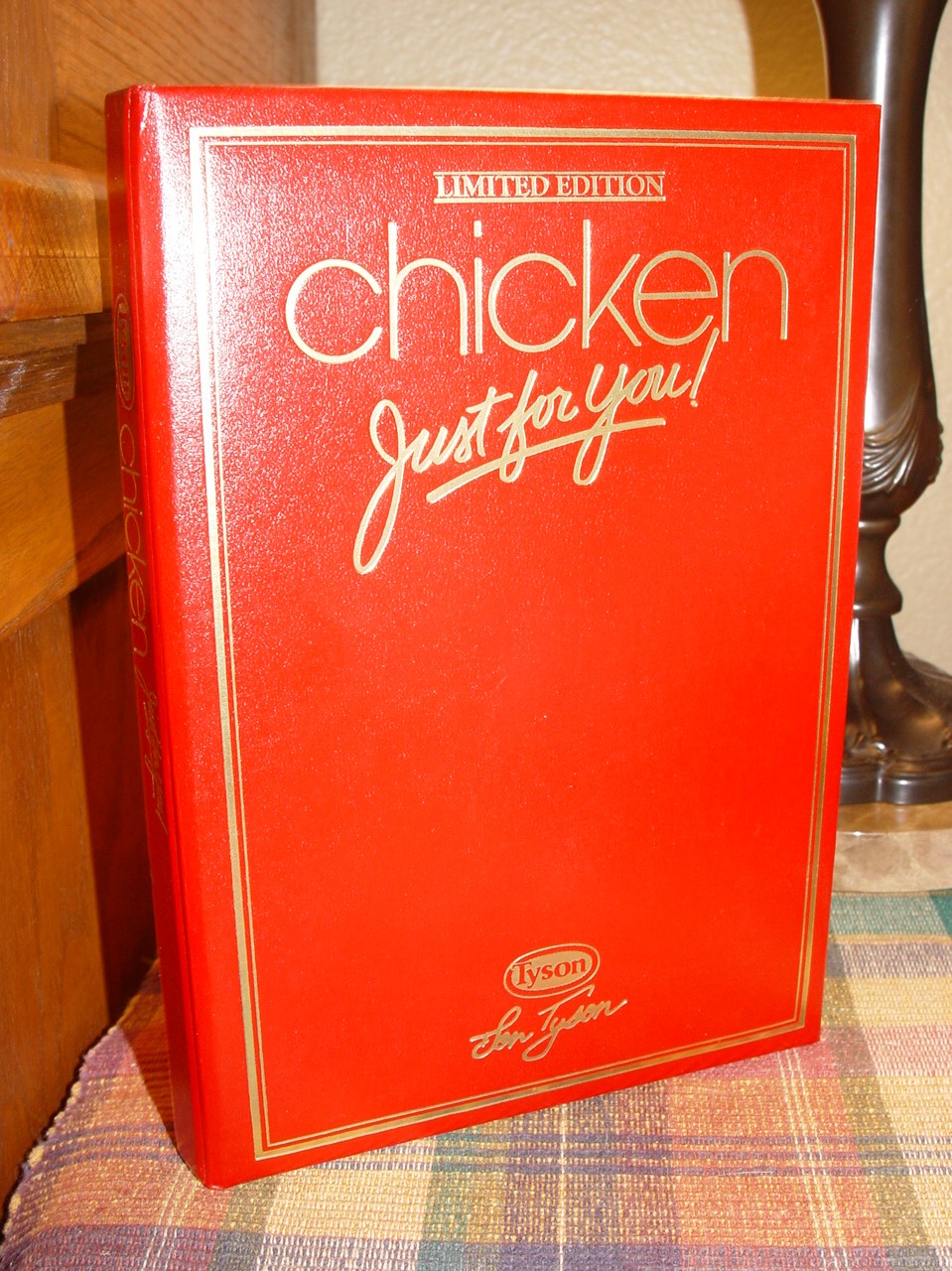 Tyson Chicken Just For You Cookbook 1984,
                        Limited Edition