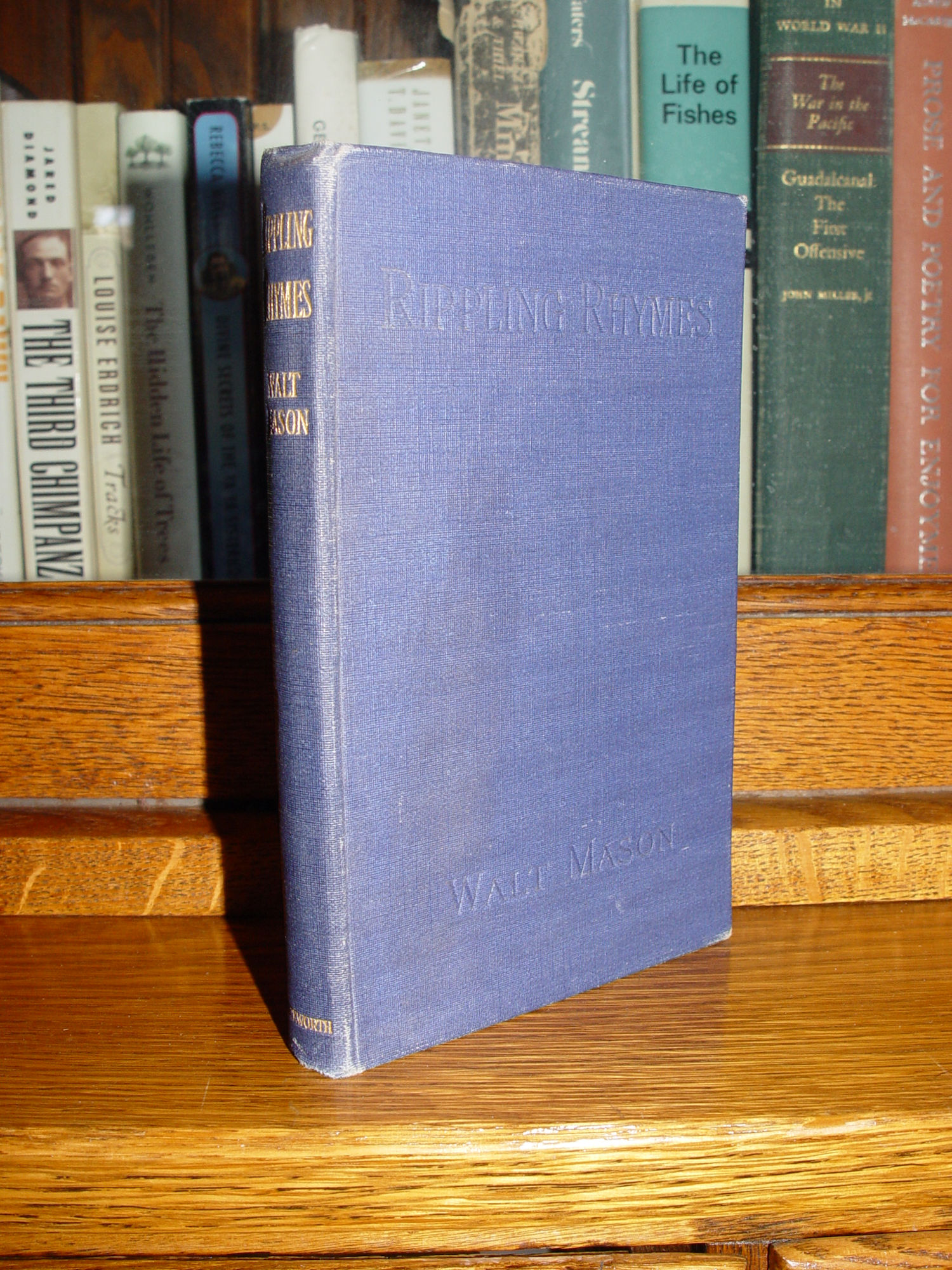 Rippling Rhymes to Suit the Times 1916; 1st
                        Ed. by Walt Mason