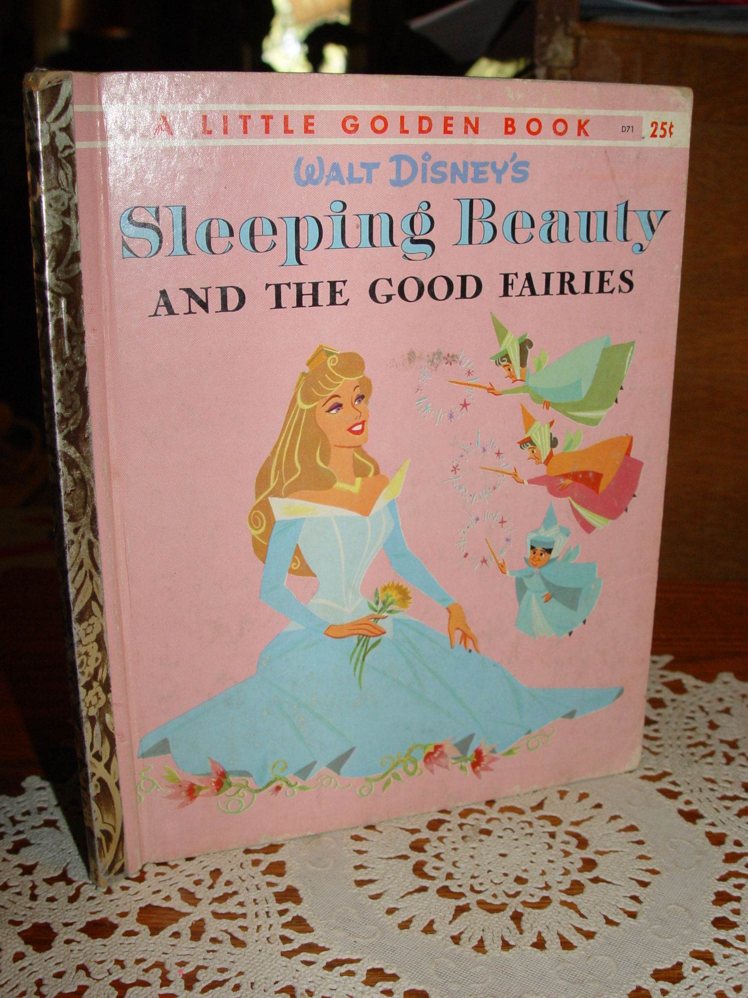 1958 Walt Disney's Sleeping Beauty; A
                        little Golden Book D71 "A"