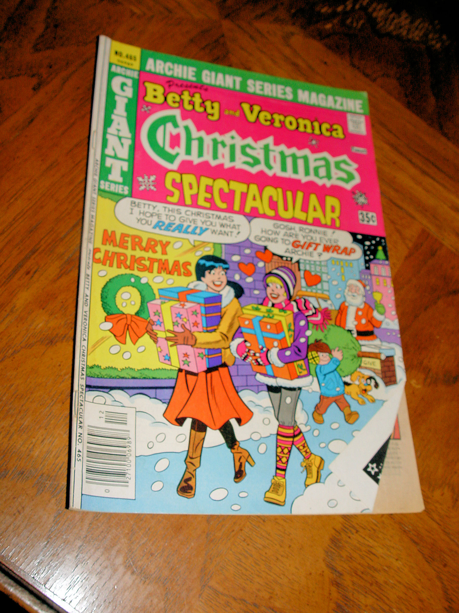 Archie Giant
                        Series; Betty and Veronica Christmas Spectacular
                        No. 465 1977