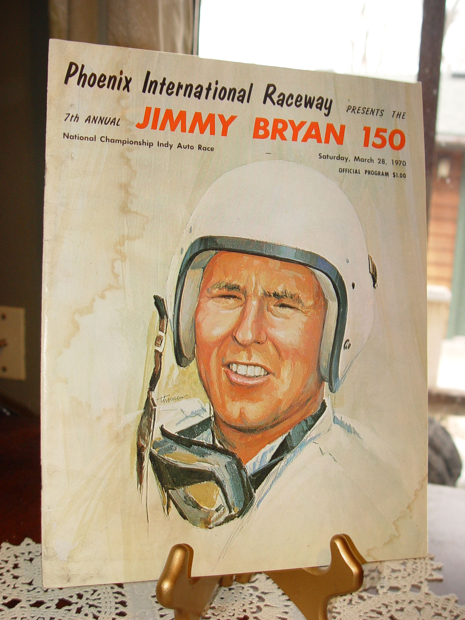 1970 Phoenix
                        International Raceway 7th Annual Jimmy Bryan 150
                        Official Program