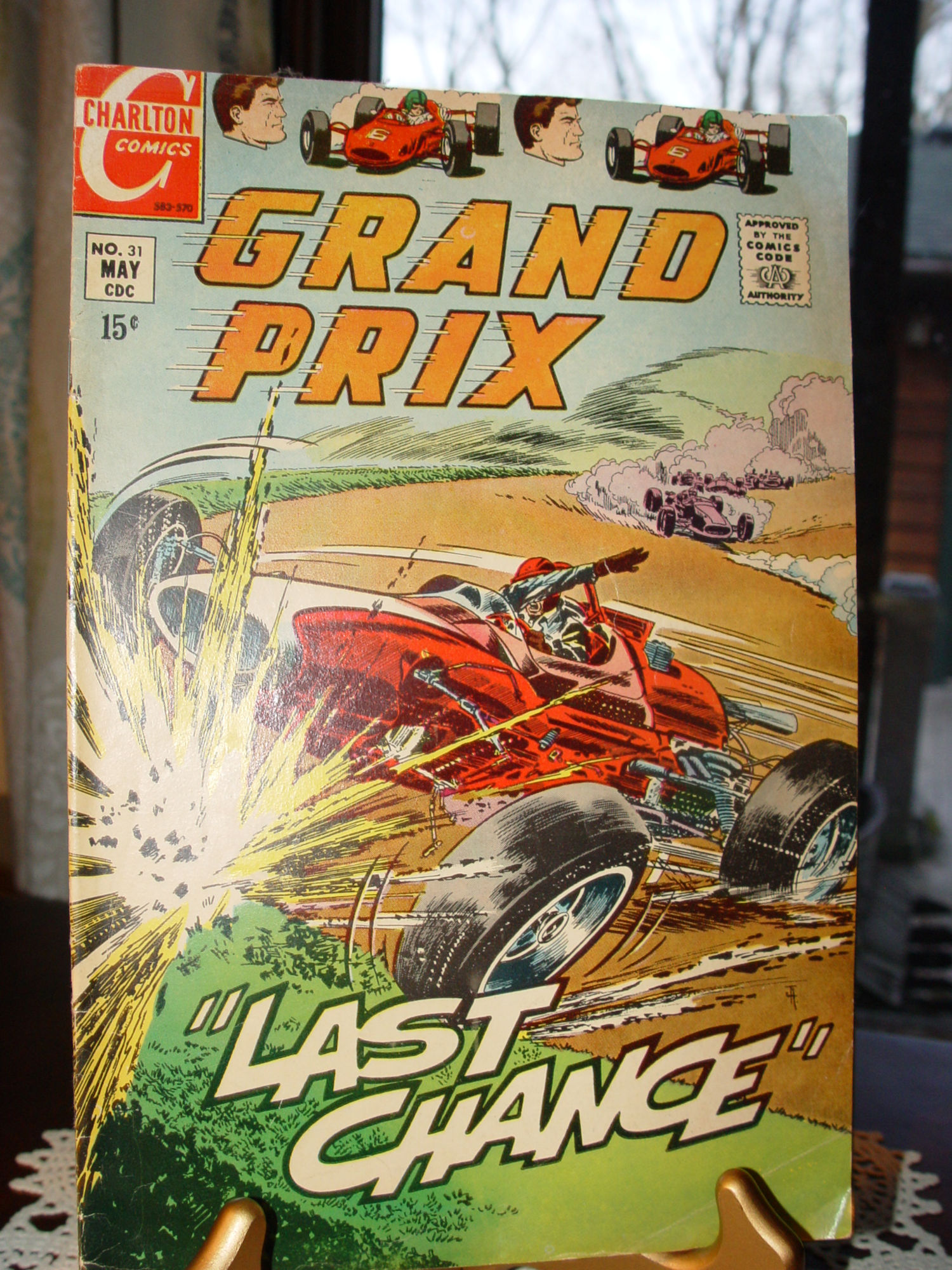 1970 Grand Prix
                        'Last Chance' No. 31 Charlton Comic Book