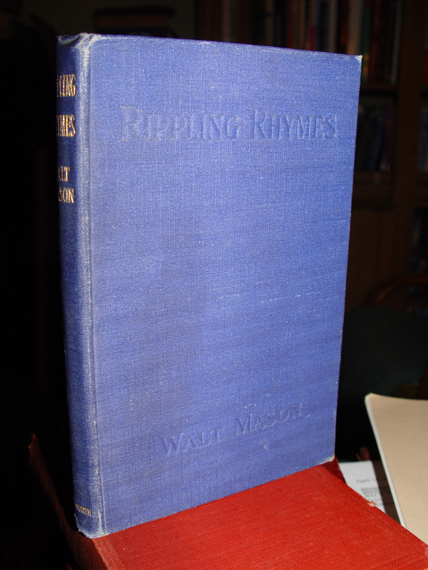 Rippling Rhymes To Suit The Times 1916 Walt
                        Mason