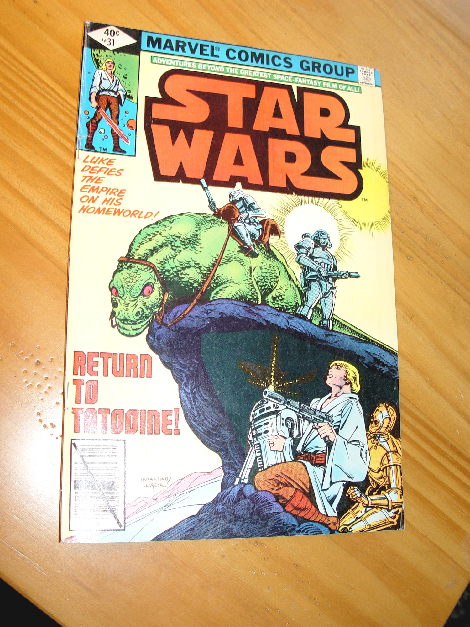 Star Wars #31 / Marvel Comics Group (1979)
                        “Return to Tatooine!” – NM Condition