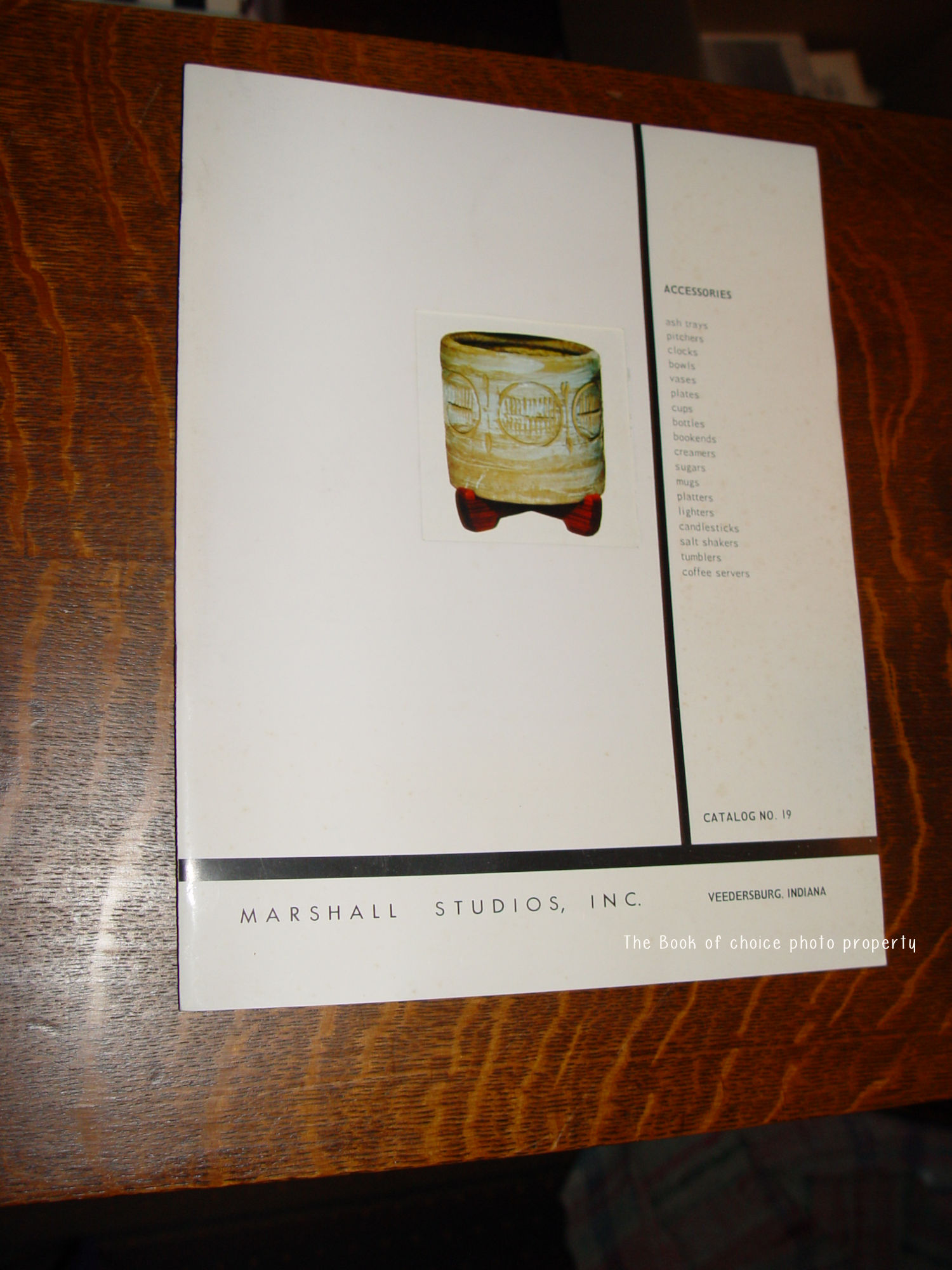 1960s Marshall Studios, Inc. MCM Stoneware,
                        Pottery Catalog No. 19