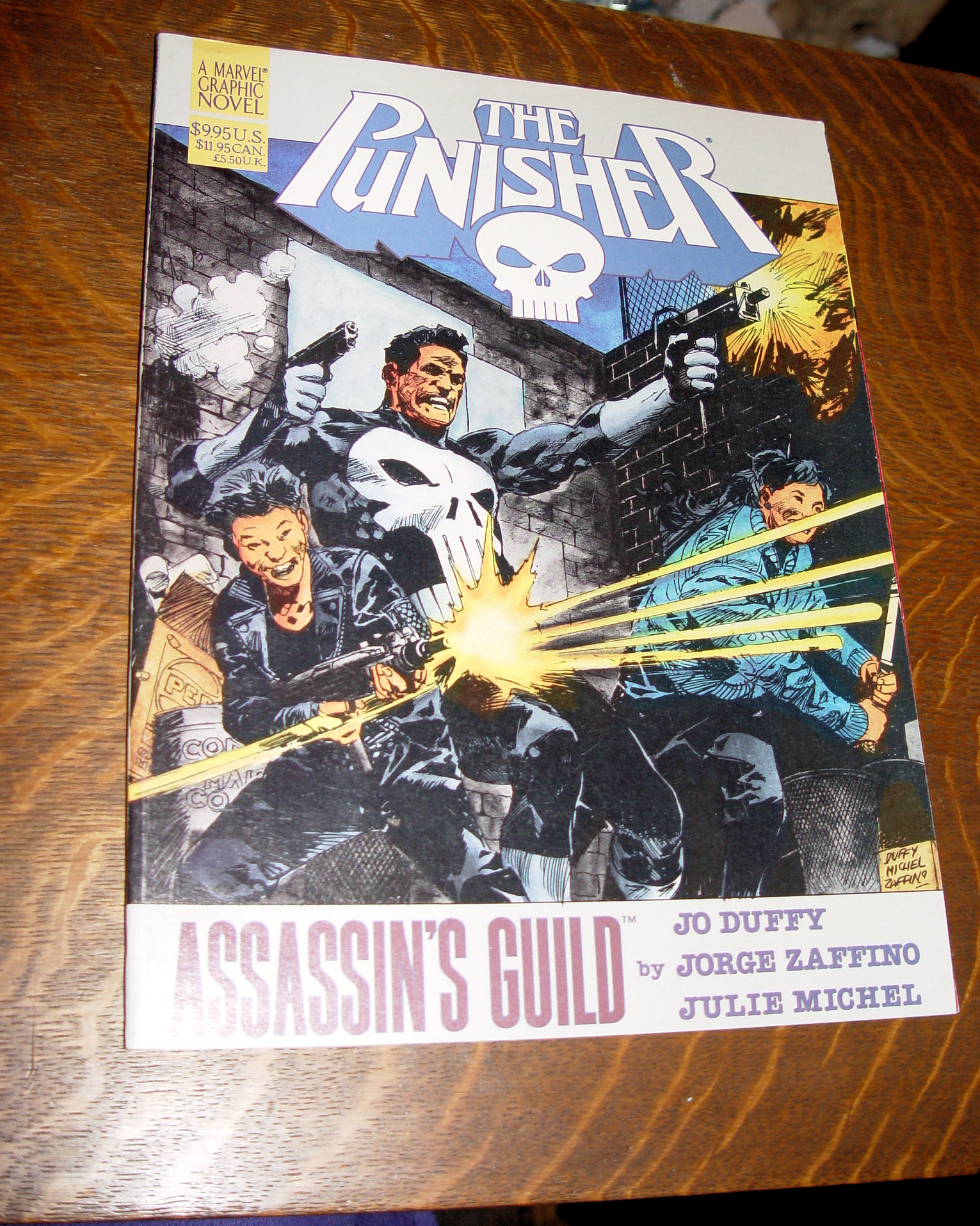 1988 The
                        Punisher: Assassin's Guild - Marvel Graphic
                        Novel Jo Duffy, Jorge Zaffino