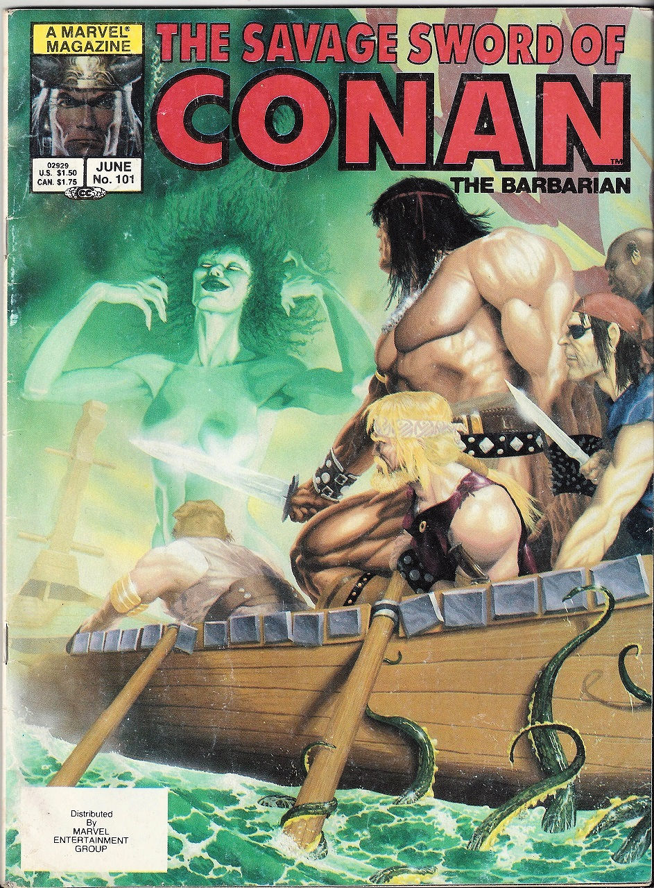 The Savage Sword of Conan #101 1984, Marvel
Comic (Variant Cover)