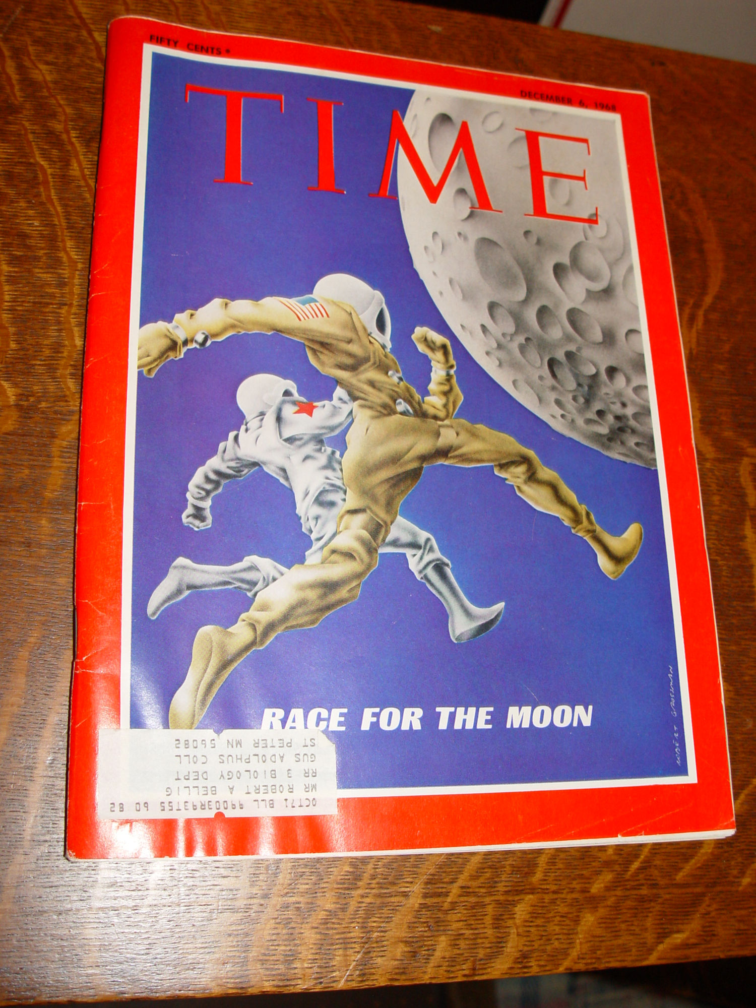 Time Magazine, Dec. 6, 1968, Vol. 92 No. 23
                        Race for the Moon