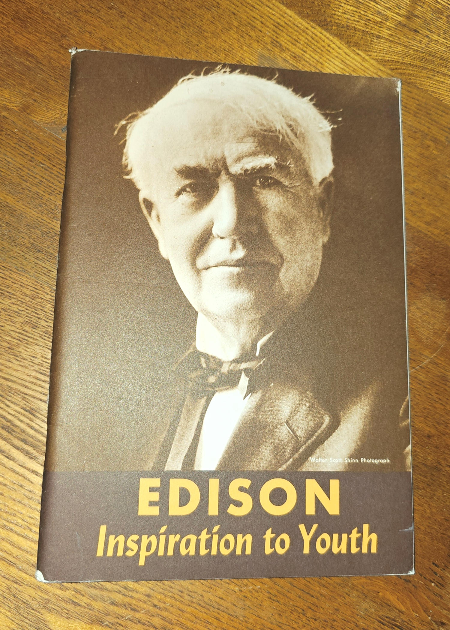 Edison: Inspiration to Youth by Arthur J.
Palmer - Crisp Letterhead Milan Ohio