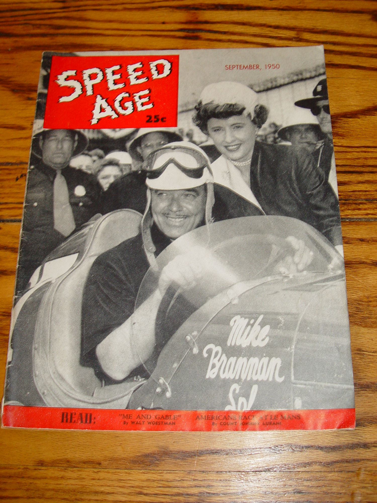 Speed Age Sept. 1950 - MGM Clark Gable
                        & Barbara Stanwyck