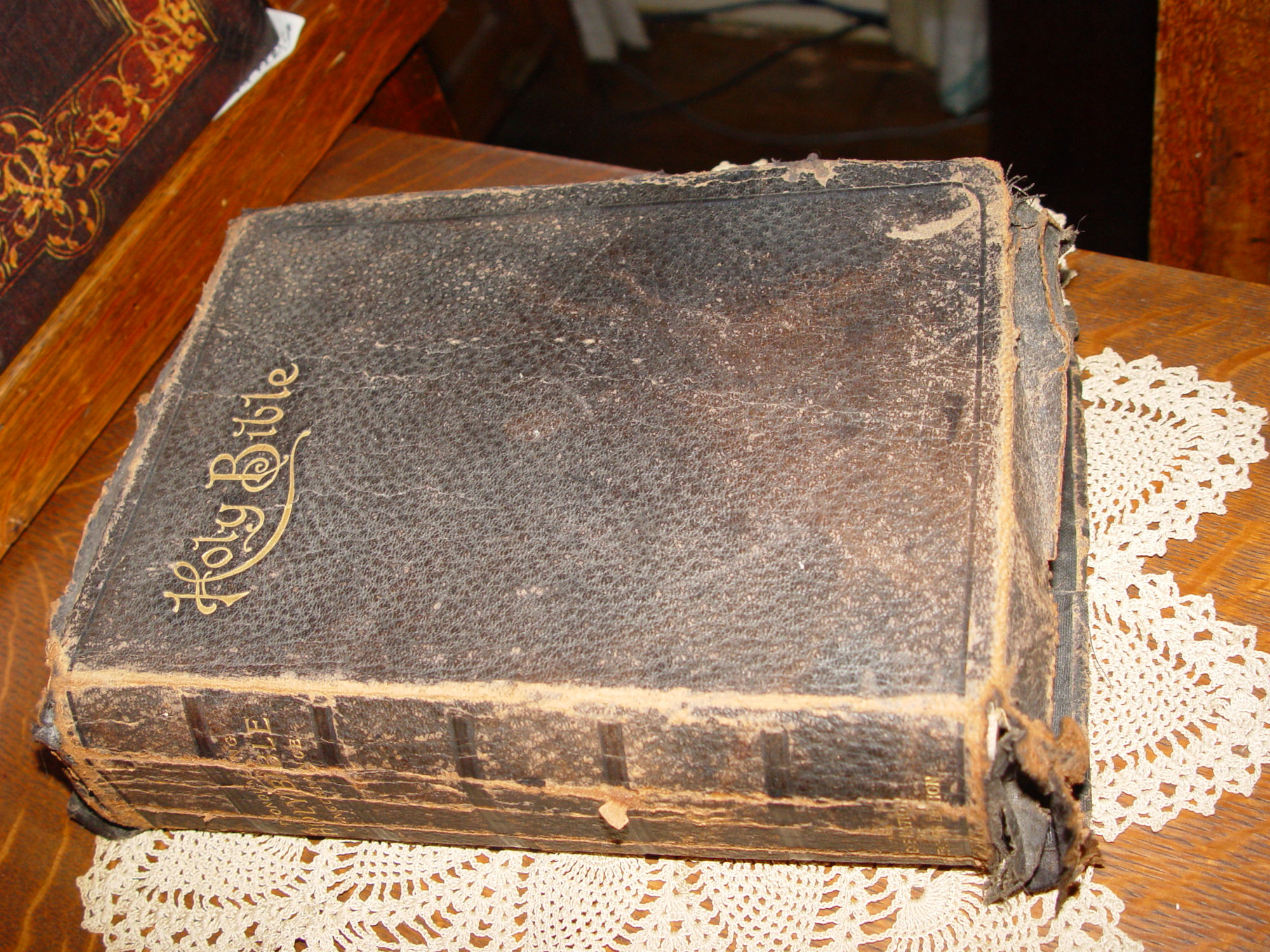1895 Self-Pronouncing S.S. Teacher's
                        Combination Bible