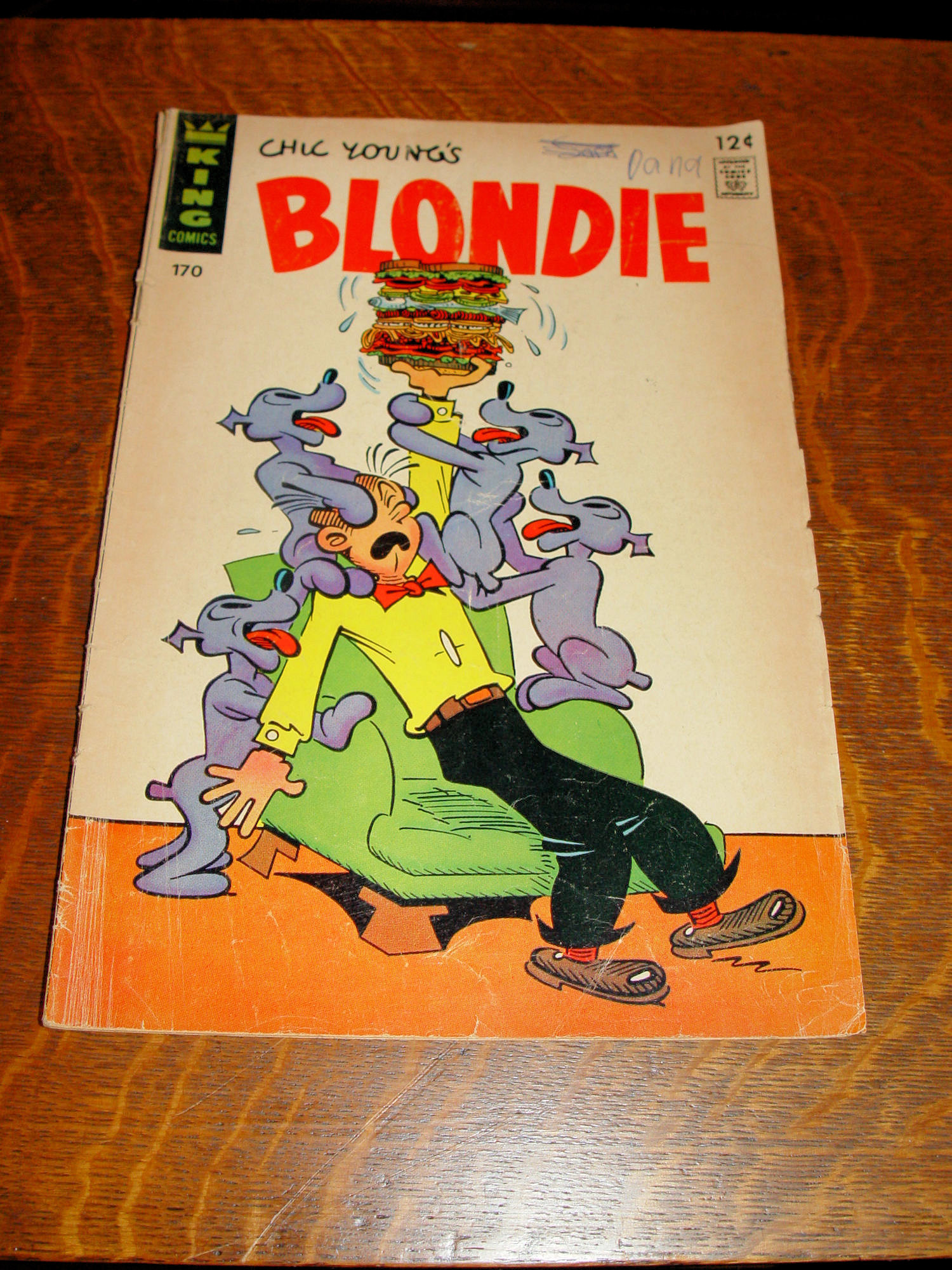 1967 Blondie King Comic #170 Nice
