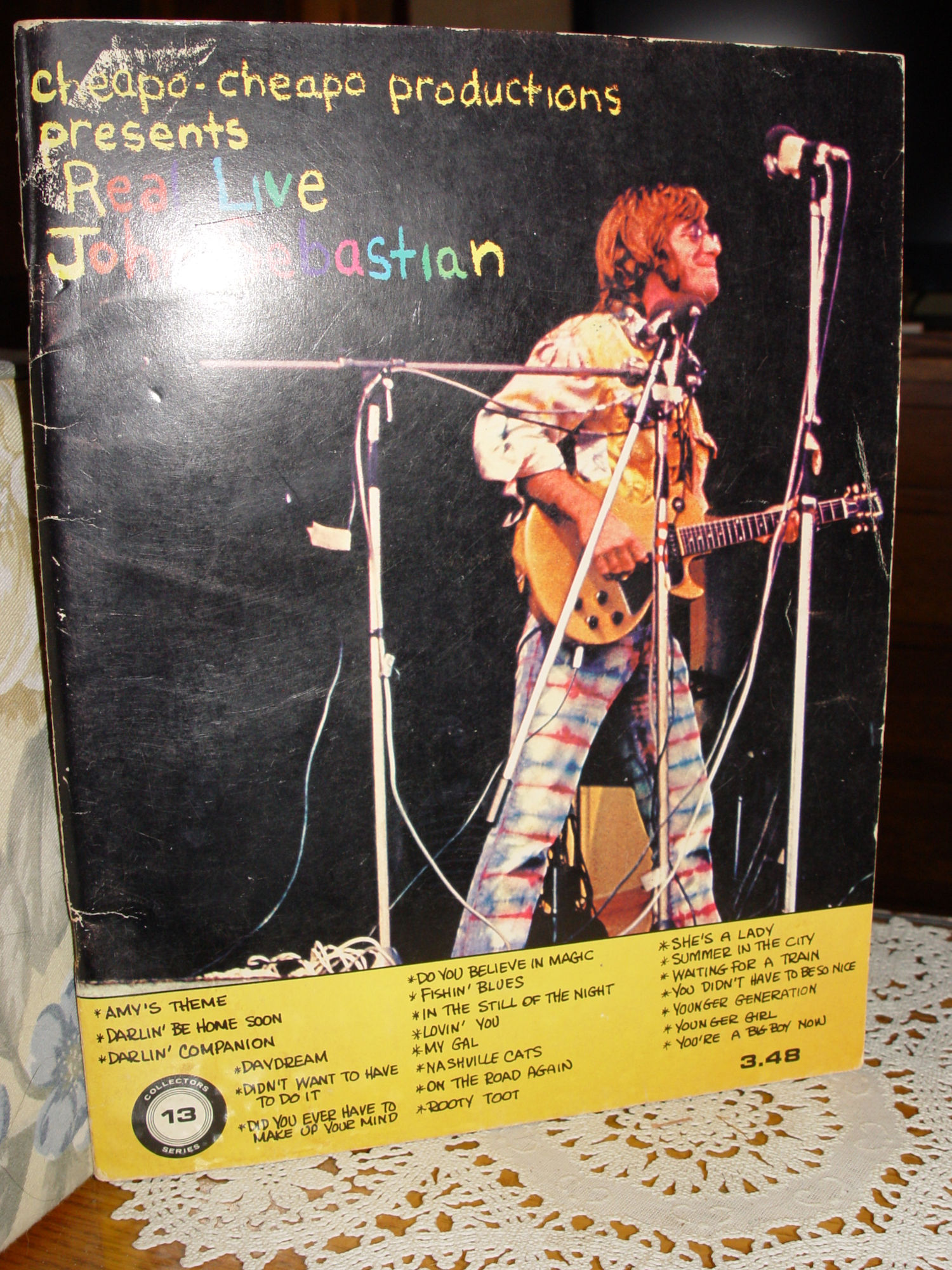 Cheapo Cheapo Productions Presents Real
                        Live; John Sebastian Music Songbook 1971