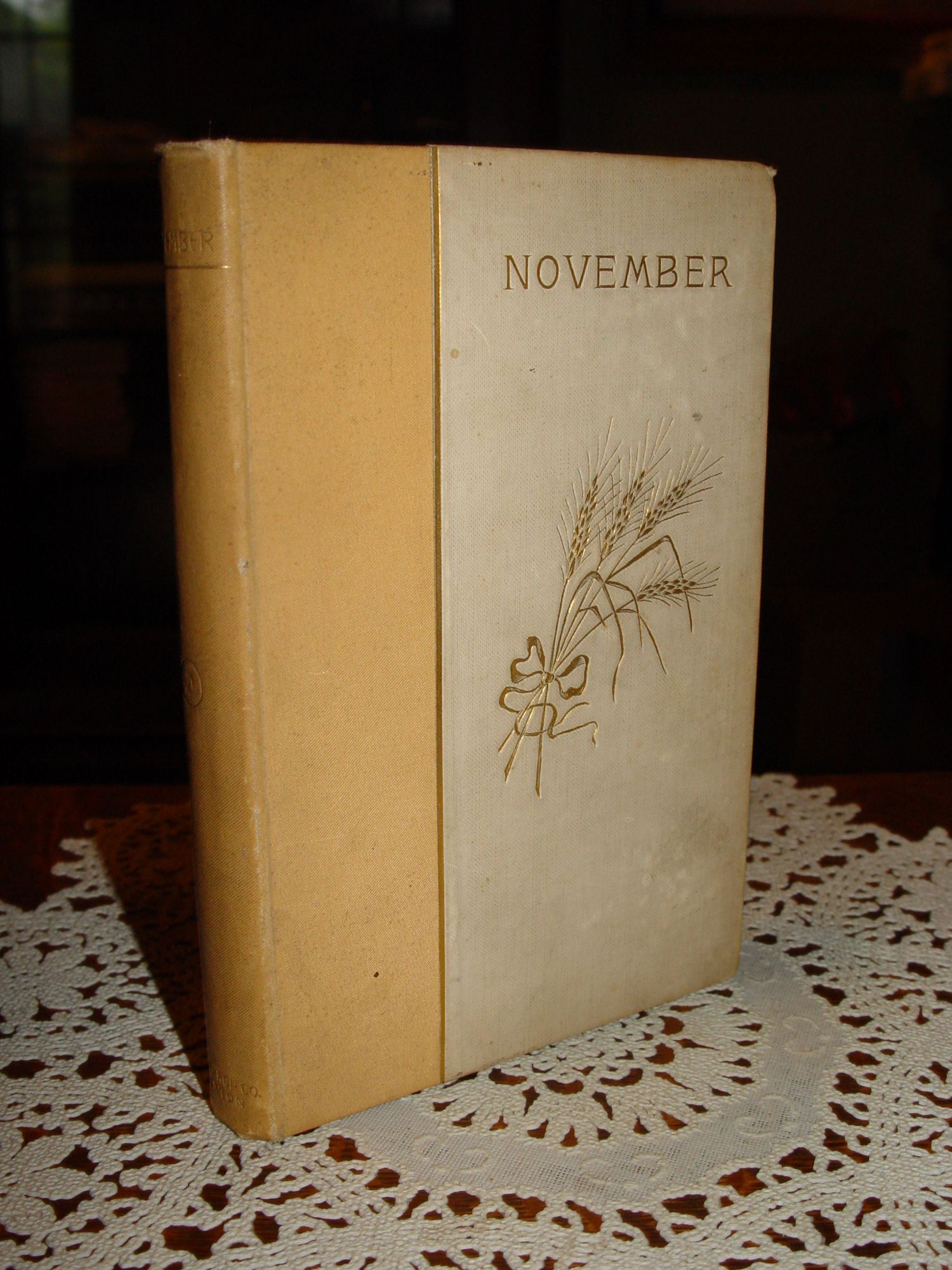 November; In Through the Year With the
                        Poets 1886 Oscar F Adams