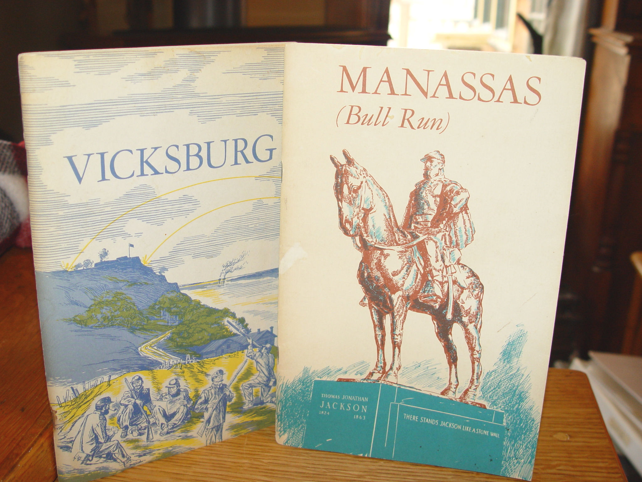 1961 Vicksburg, Miss. No 21 & Manassas,
                        Virginia (Bull Run) No 15 Historical Military
                        National Parks