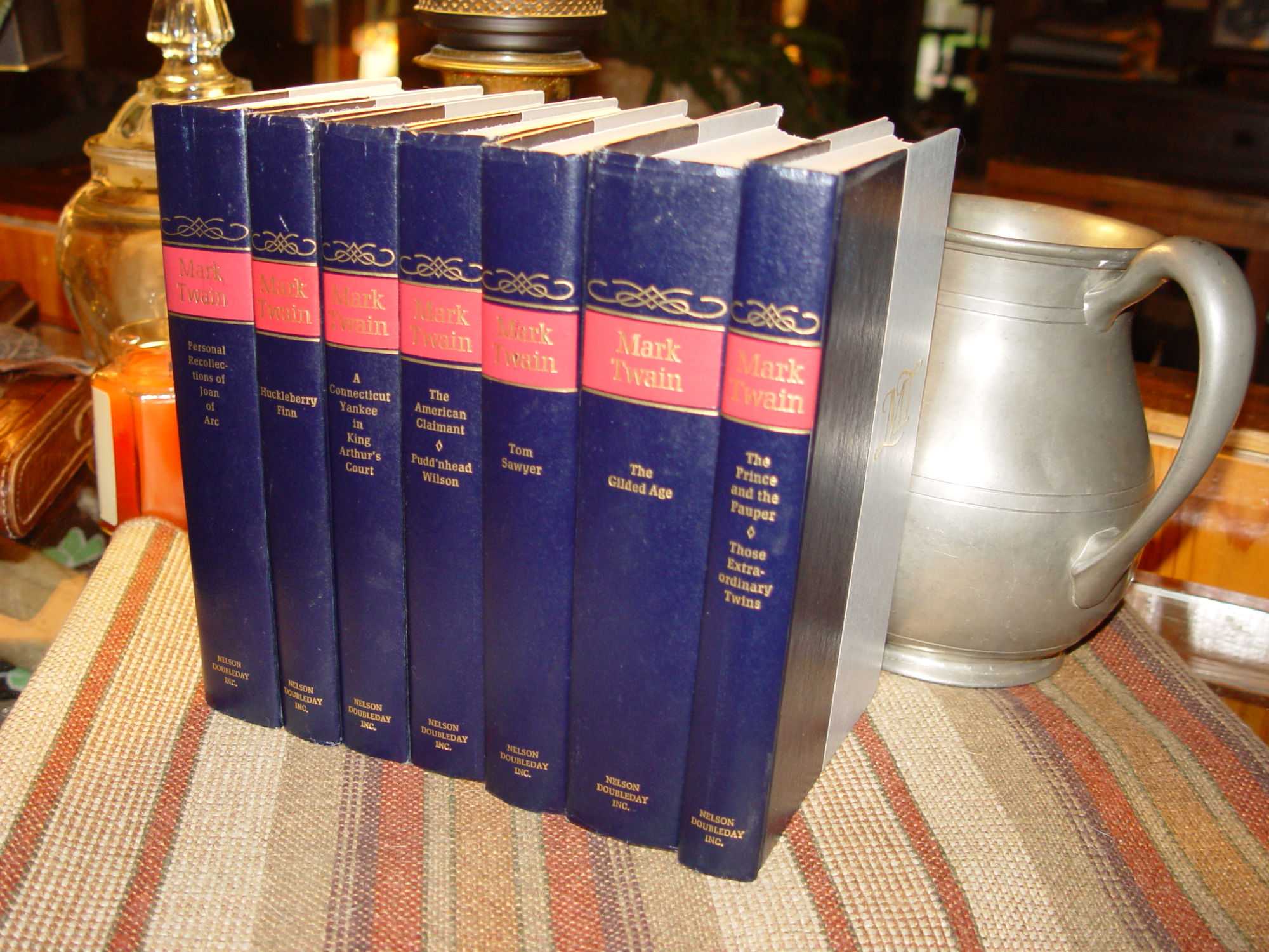 7 Volume Complete Set of Mark Twain's
Novels - Nelson Doubleday