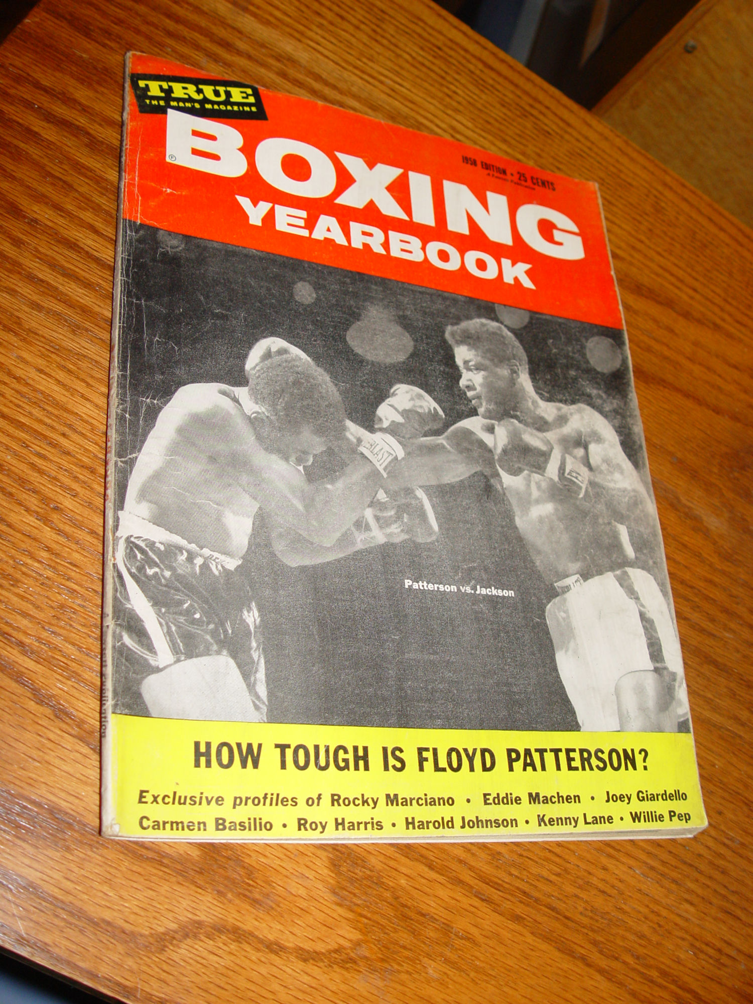 True Magazine Boxing Yearbook 1958 - Floyd
                        Patterson, Rocky Marciano