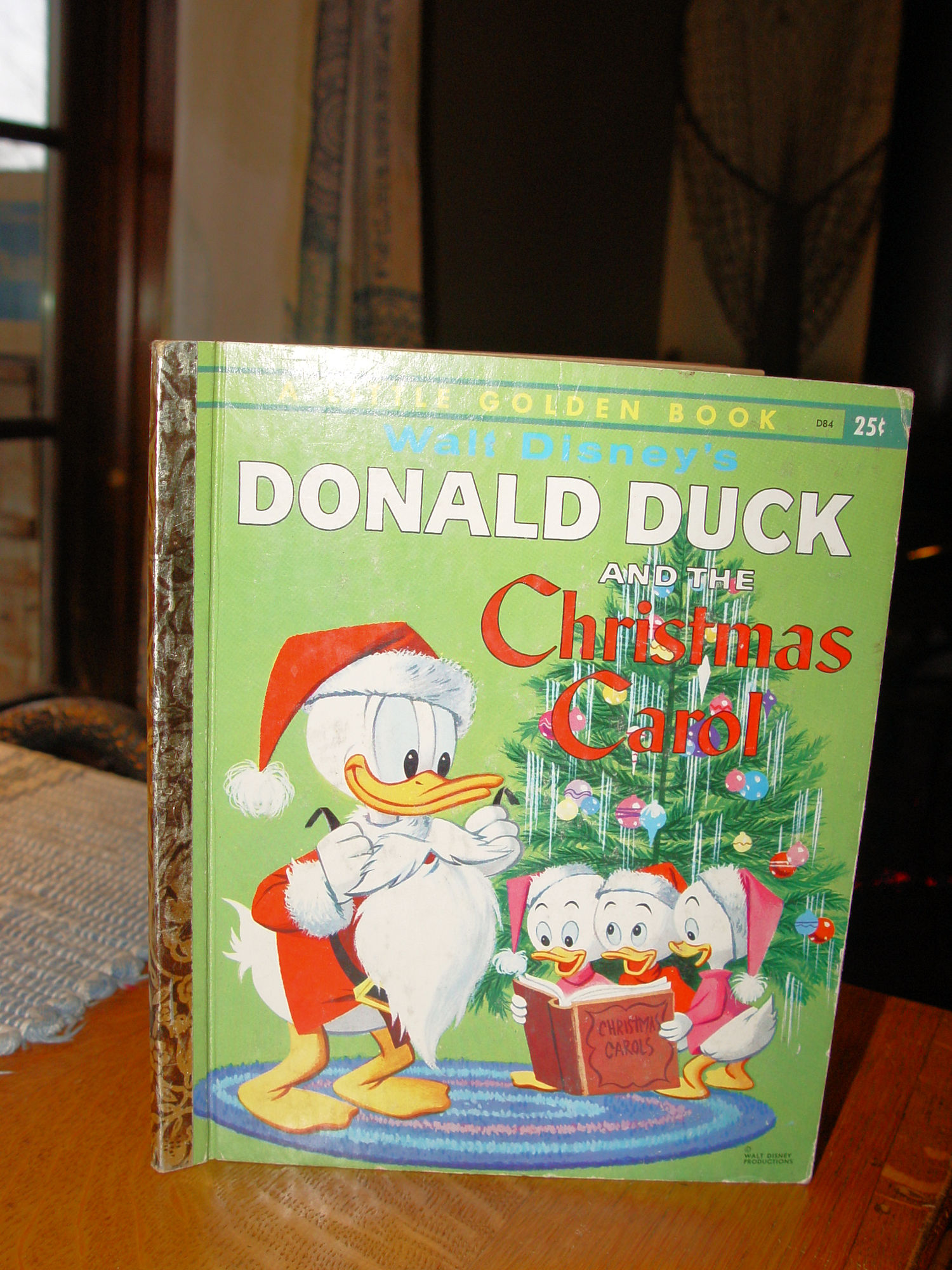 Disney's Donald Duck and the Christmas Carol 1960;
                Little Golden Book 'A' Ed.