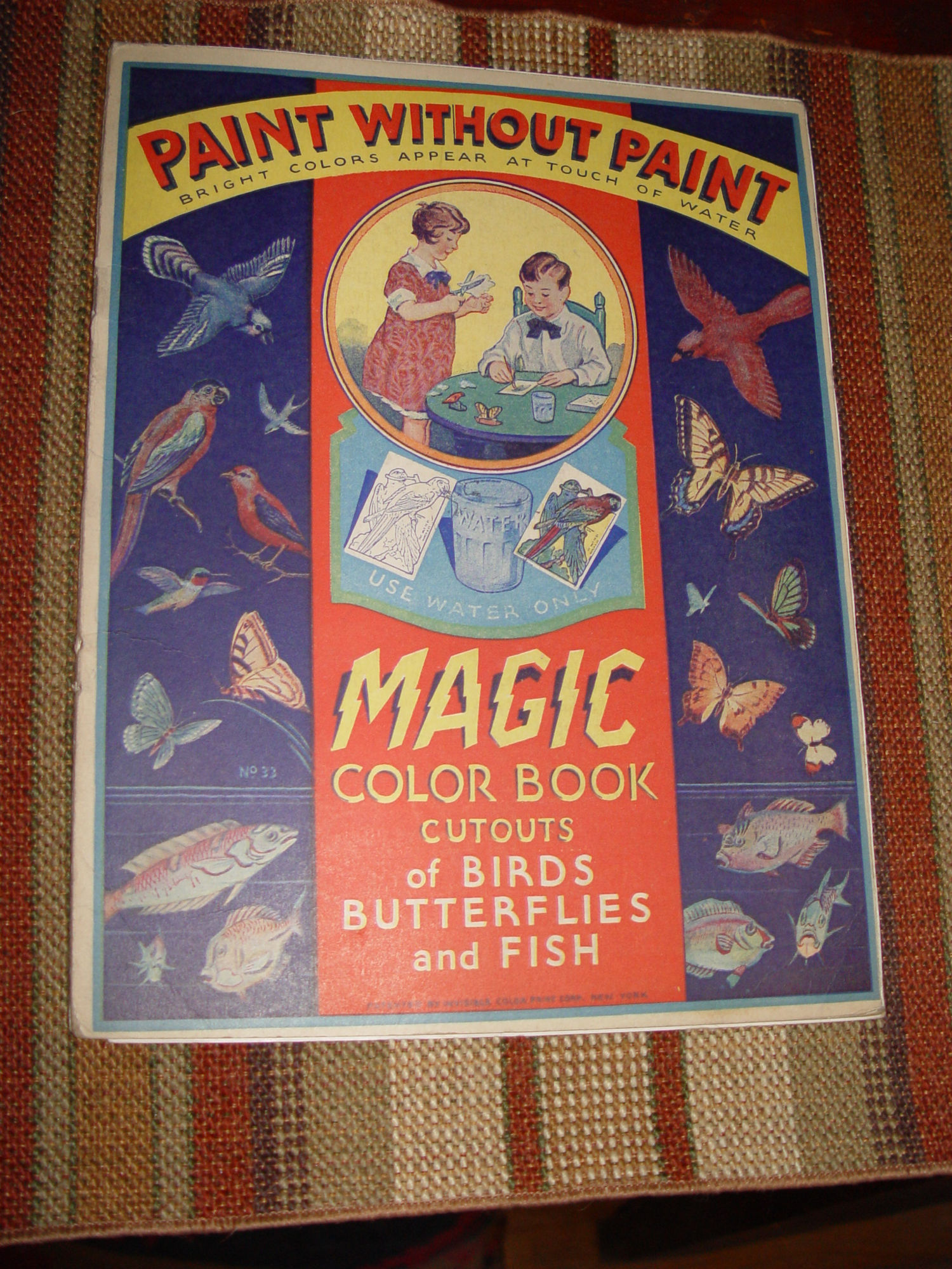 1932
                Victorian Paint Without Paint Magic Color Book