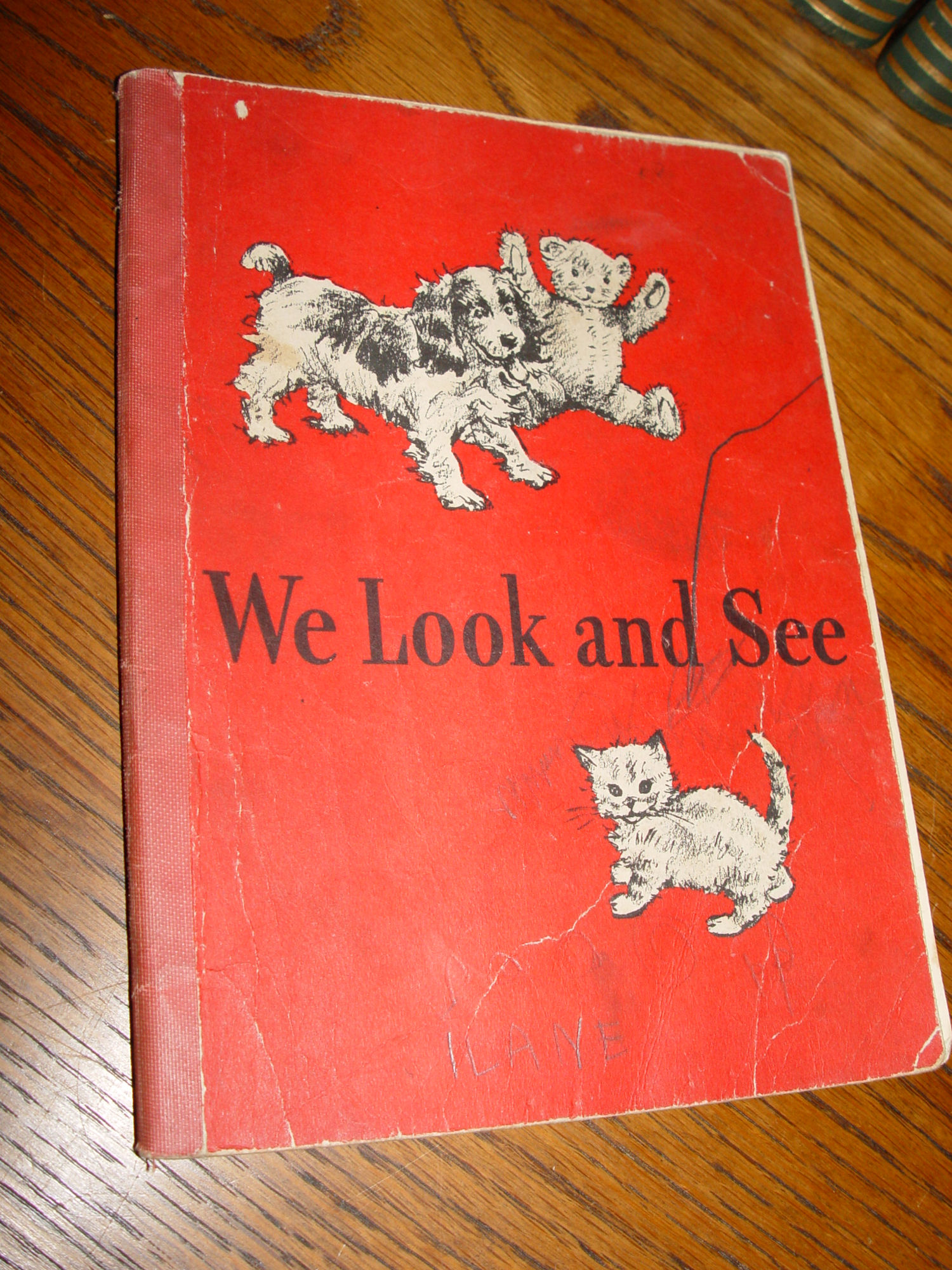 1940 We
                Look and See; Dick and Jane Primer (Scarce)