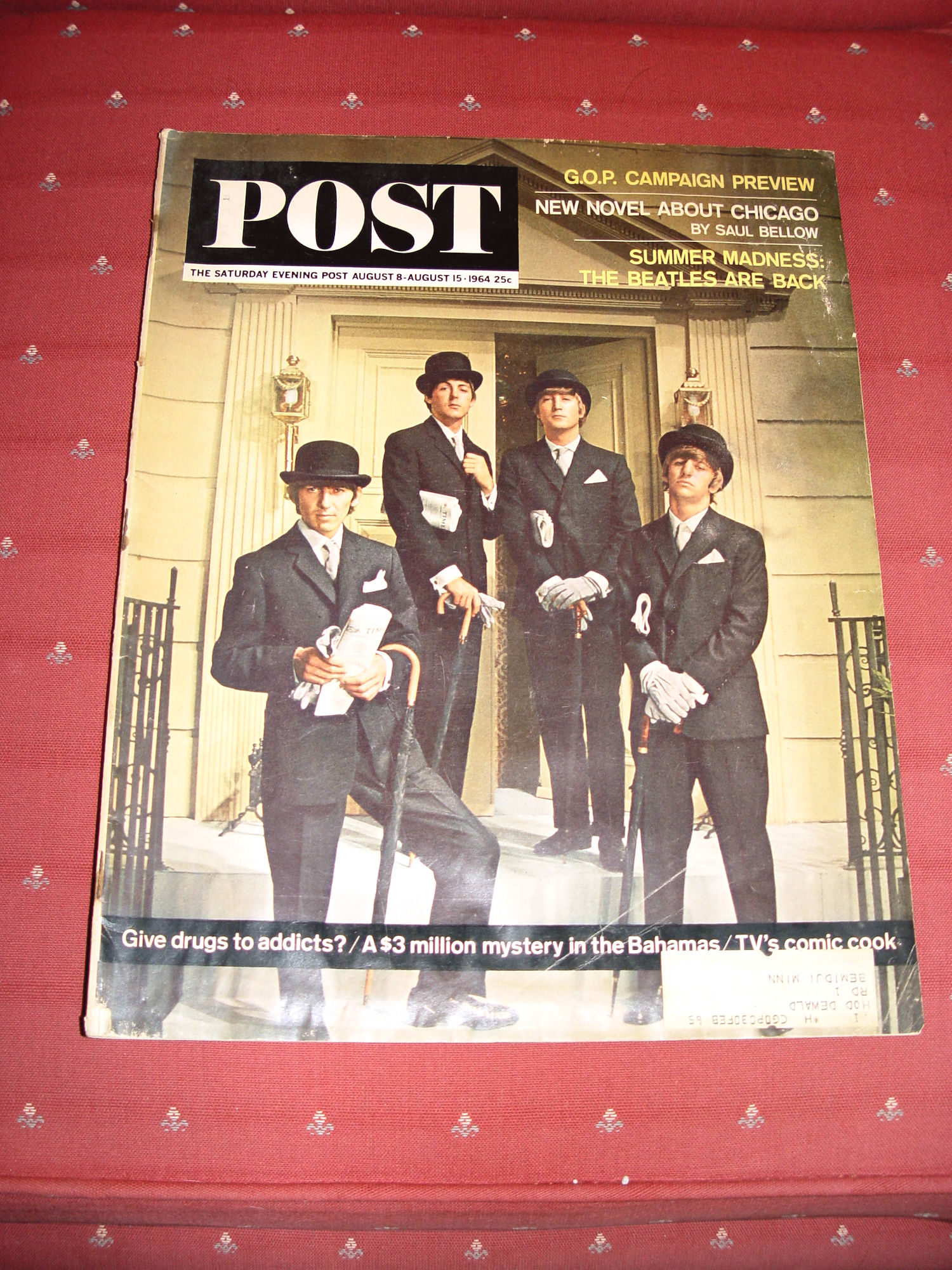 Fleet Street Beatles - Saturday Evening
Post Magazine August 8, 1964