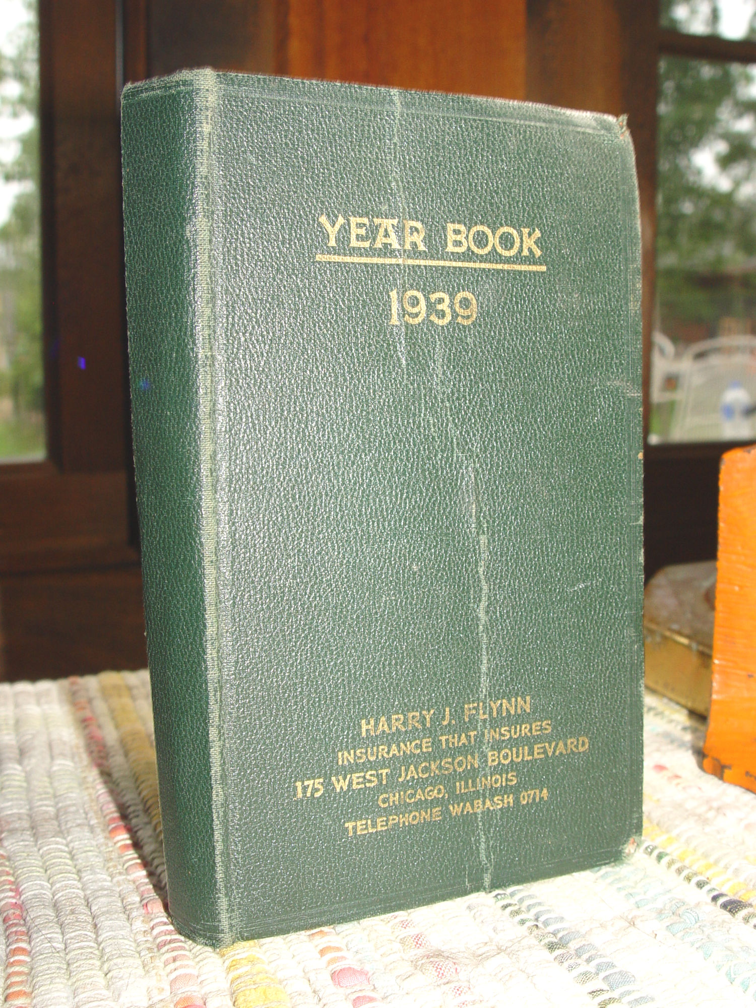 1939 Yearbook Journal Diary Mpls and Grand
                        Rapids Mn. Insurance Advertising