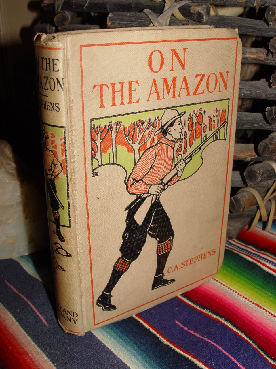 On
                the Amazon; or The Cruise of 'The Rambler' by C. A.
                Stephens 19th c.