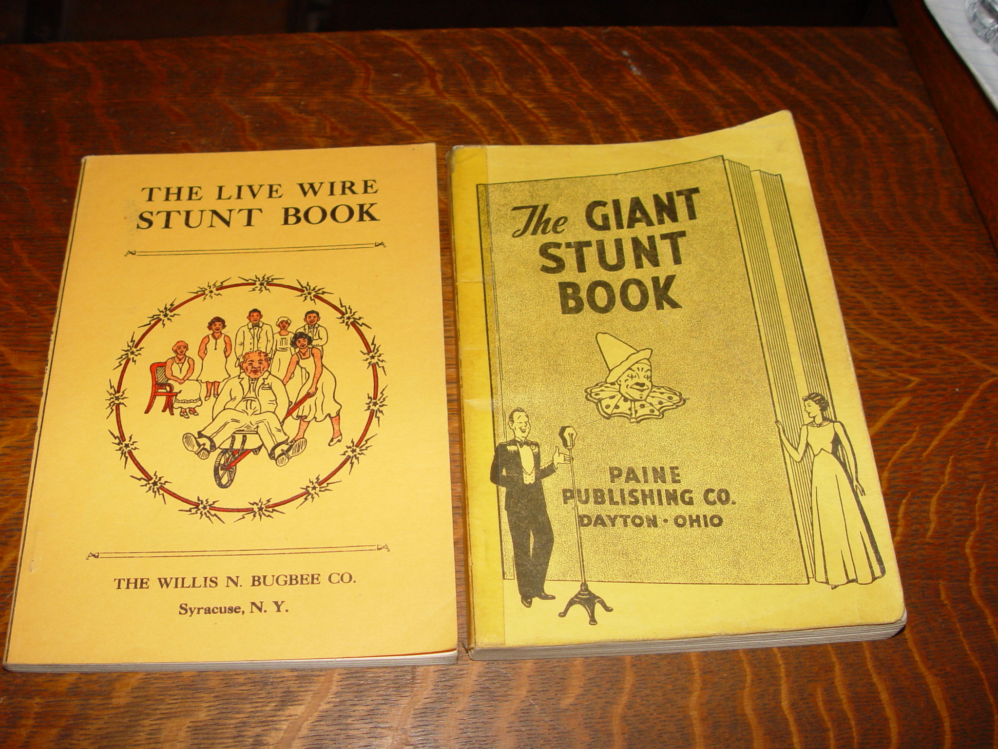 The Giant Stunt Book 1938 and Live Wire
                        Stunt Book 1930