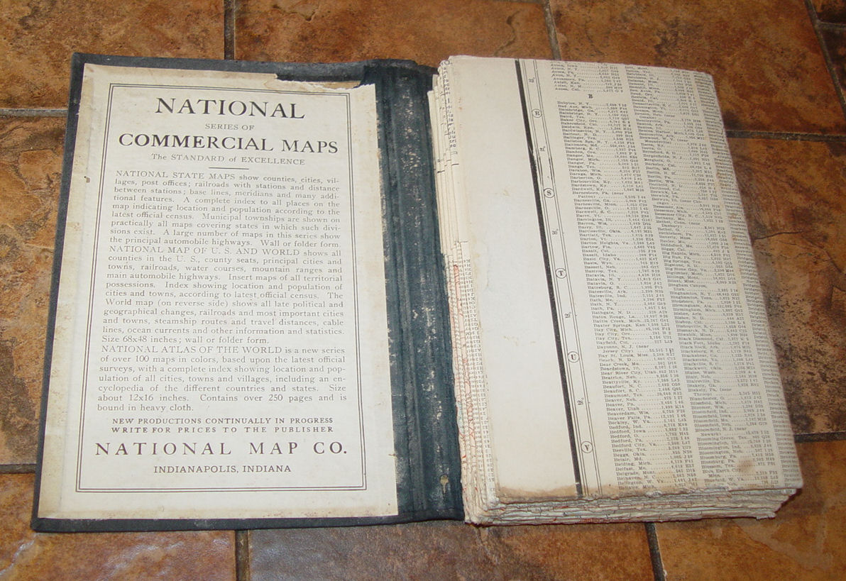 1919 National
                        series of commercial maps, maps of world &
                        U.S