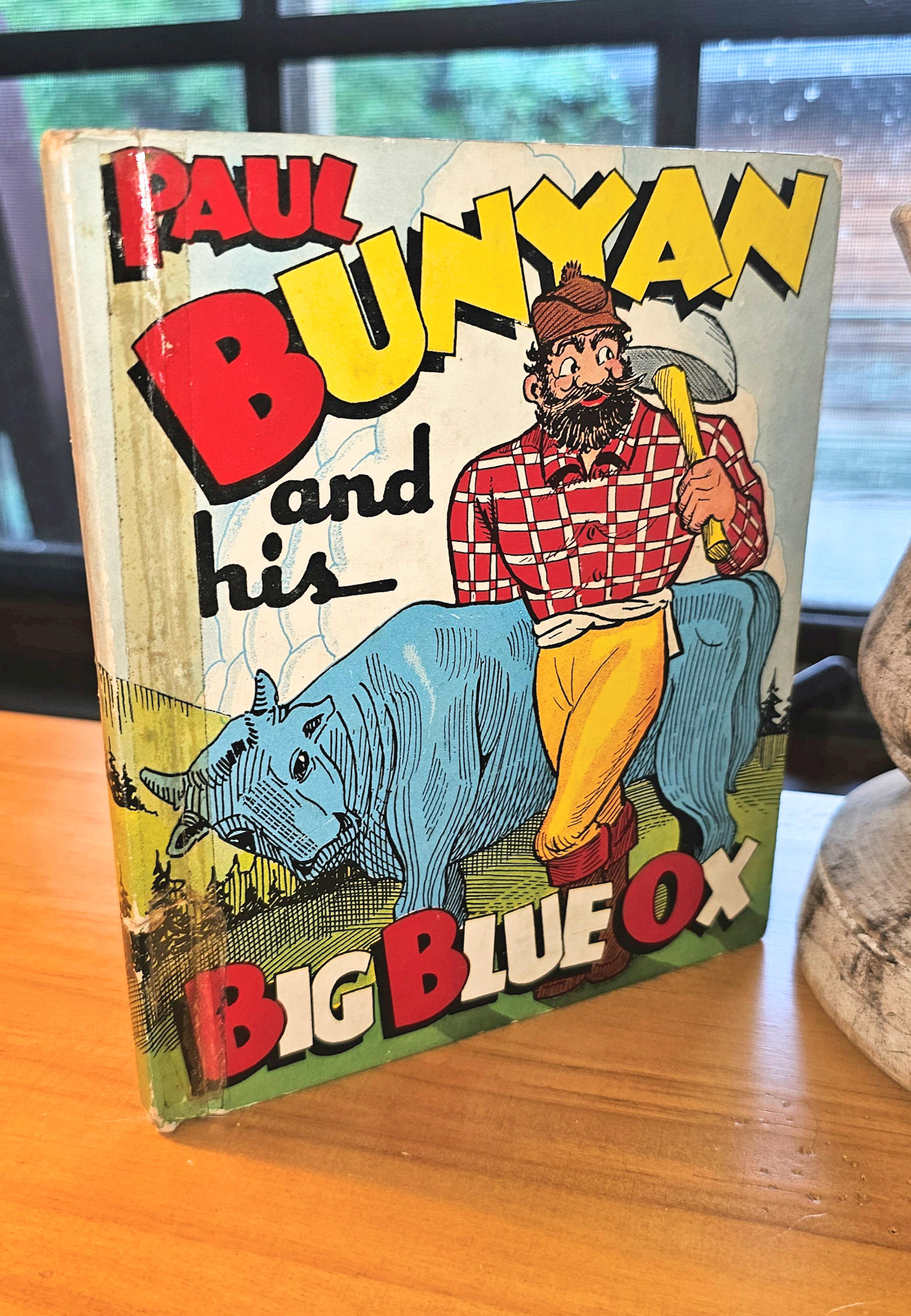 Paul
Bunyan and His Big Blue Ox (1937) — Rand McNally &
Co. — R.D. Handy