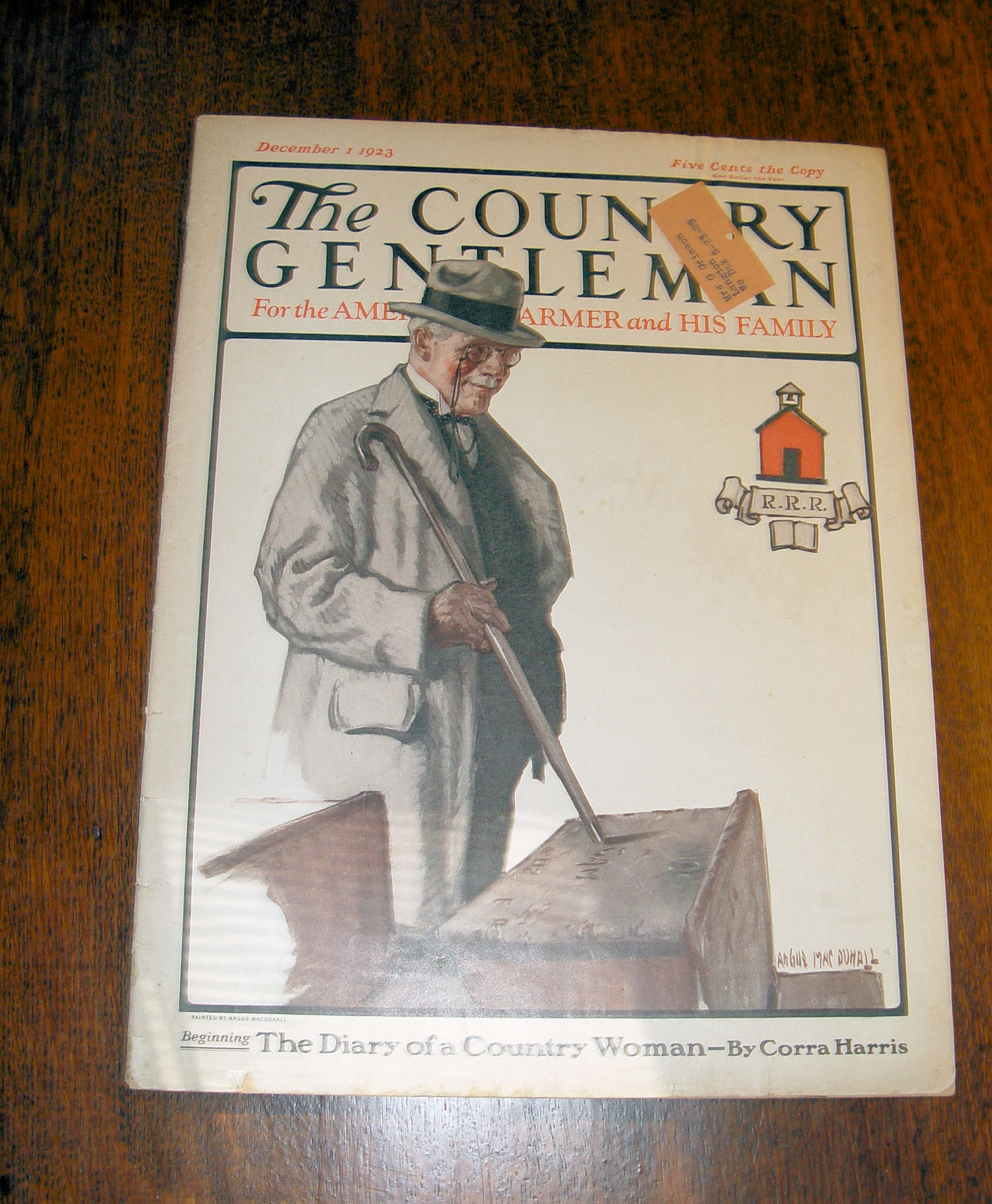 The Country Gentleman Magazine December 1st
                        1923 - School Days, Politics, Carnivals