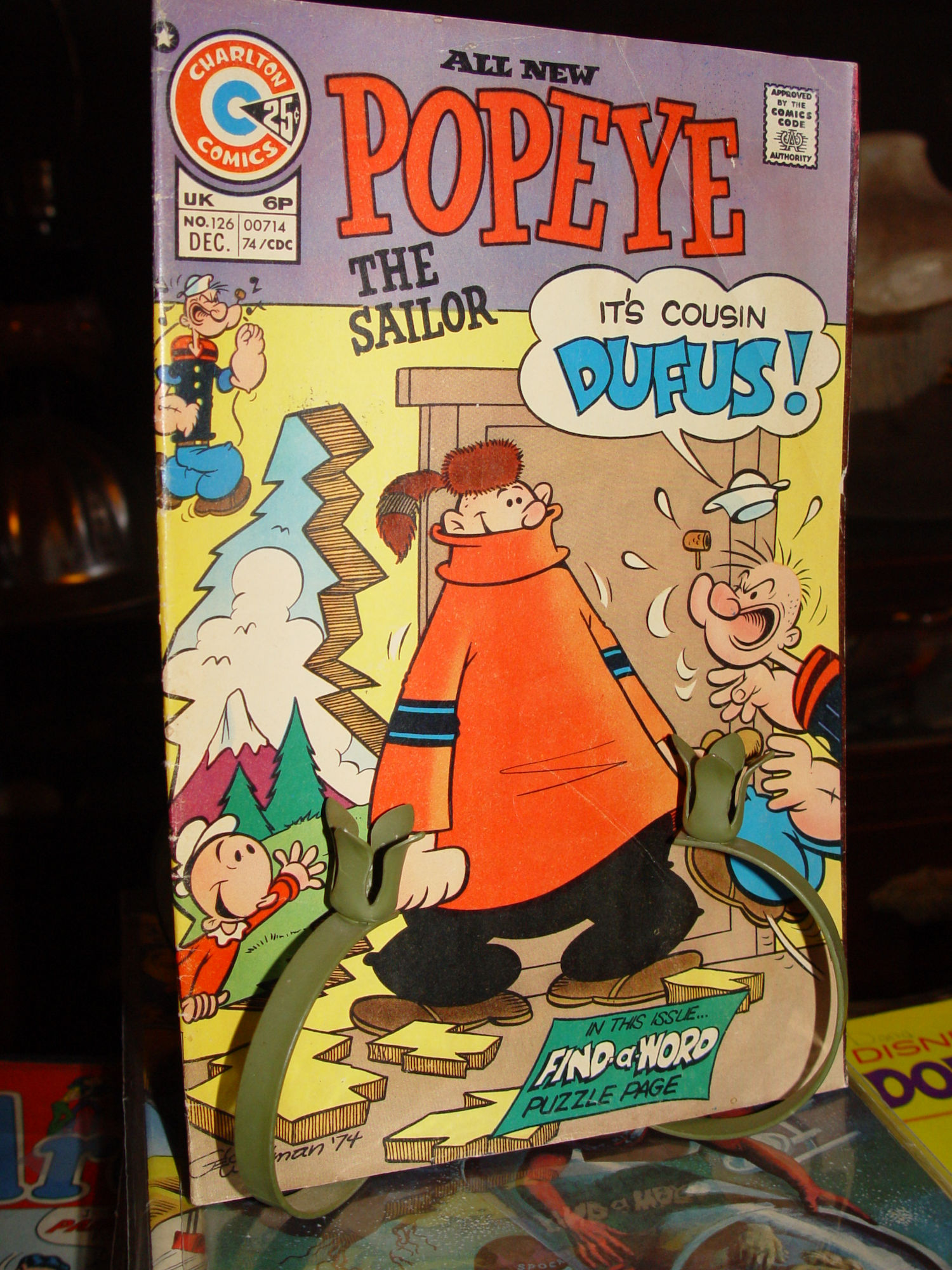 1974 Popeye the Sailor Charlton Comics No
                        126