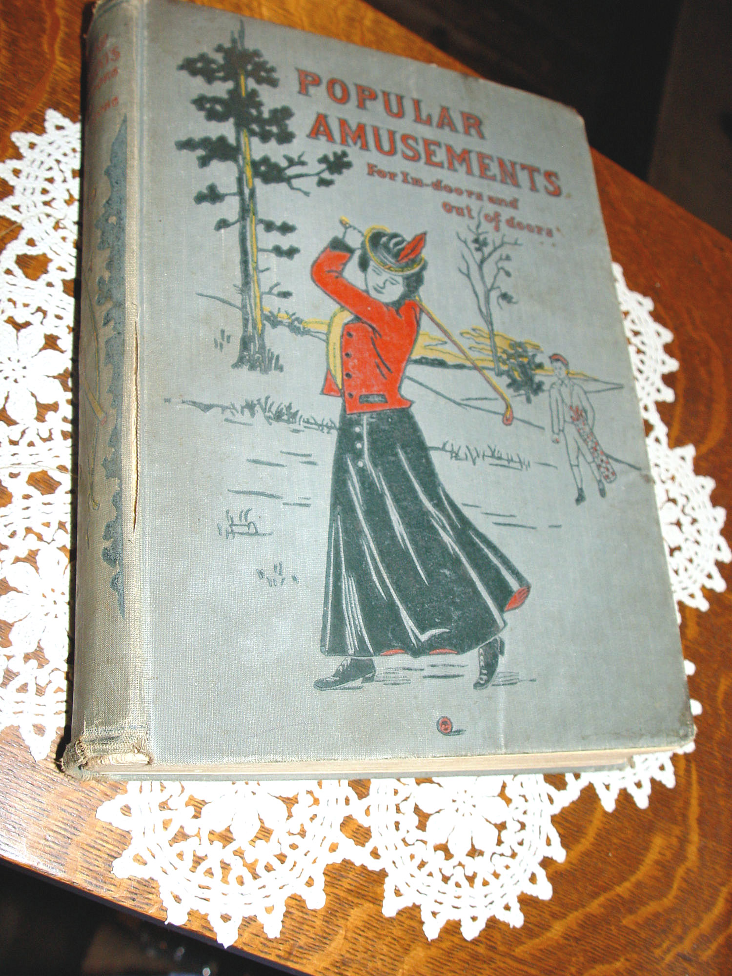 Popular Amusements For Indoors and Out Of
                        Doors Antique Book 1902