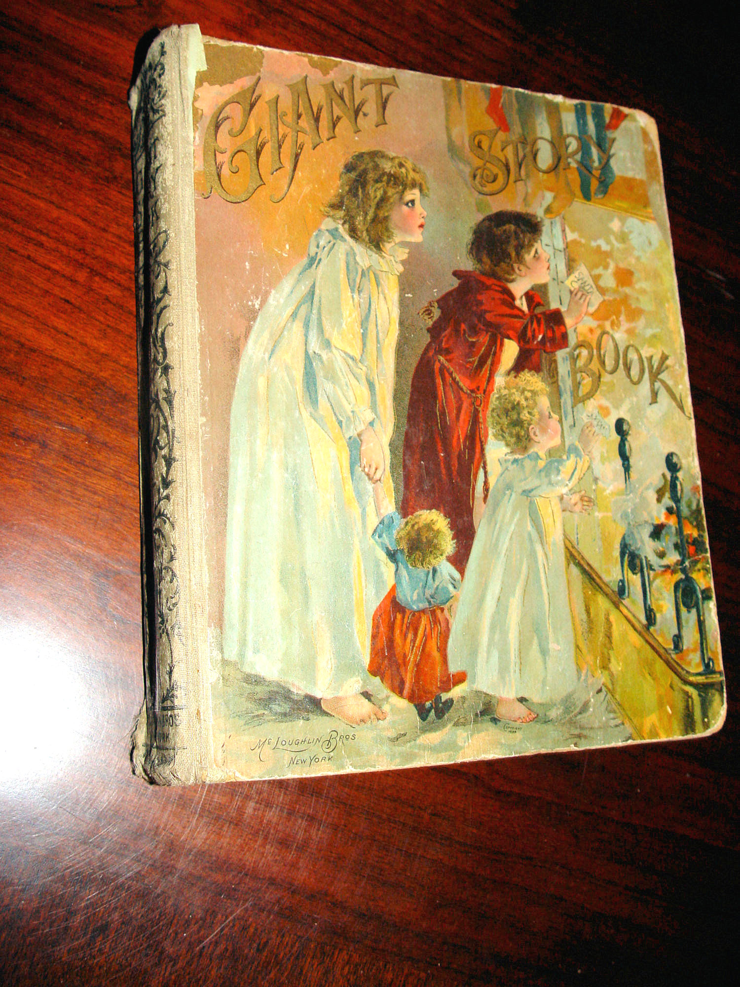 19th c. Victorian McLoughlin Bros Giant
                        Story Book