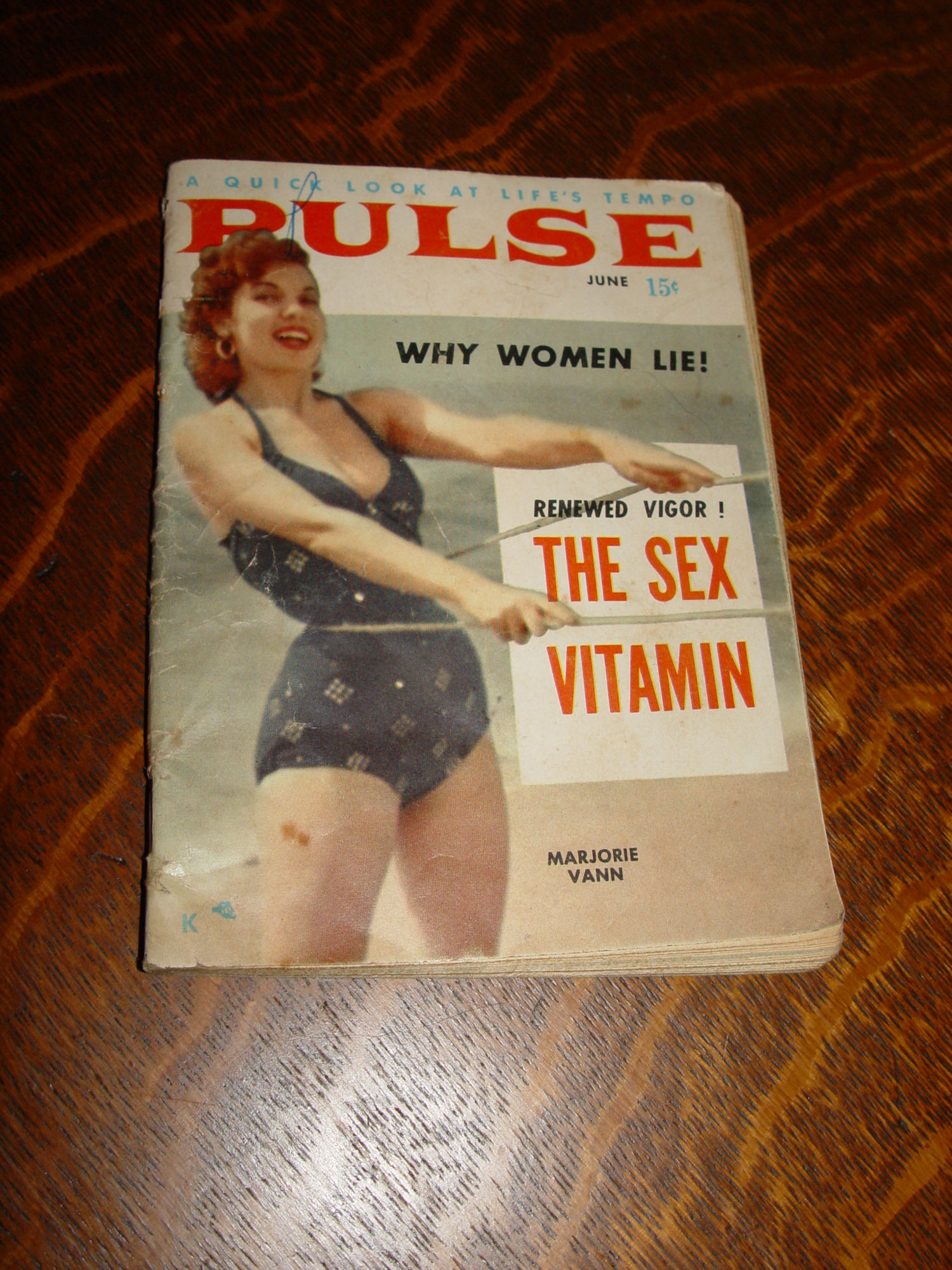 1955 Pulse Magazine Vol 1 No. 7 June Ed.
                        Freda Jones Centerfold