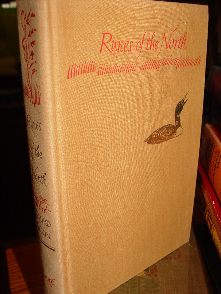 Runes Of The North (Fesler-Lampert
                        Minnesota Heritage) Alfred A. Knopf 1968 by
                        Sigurd F. Olson