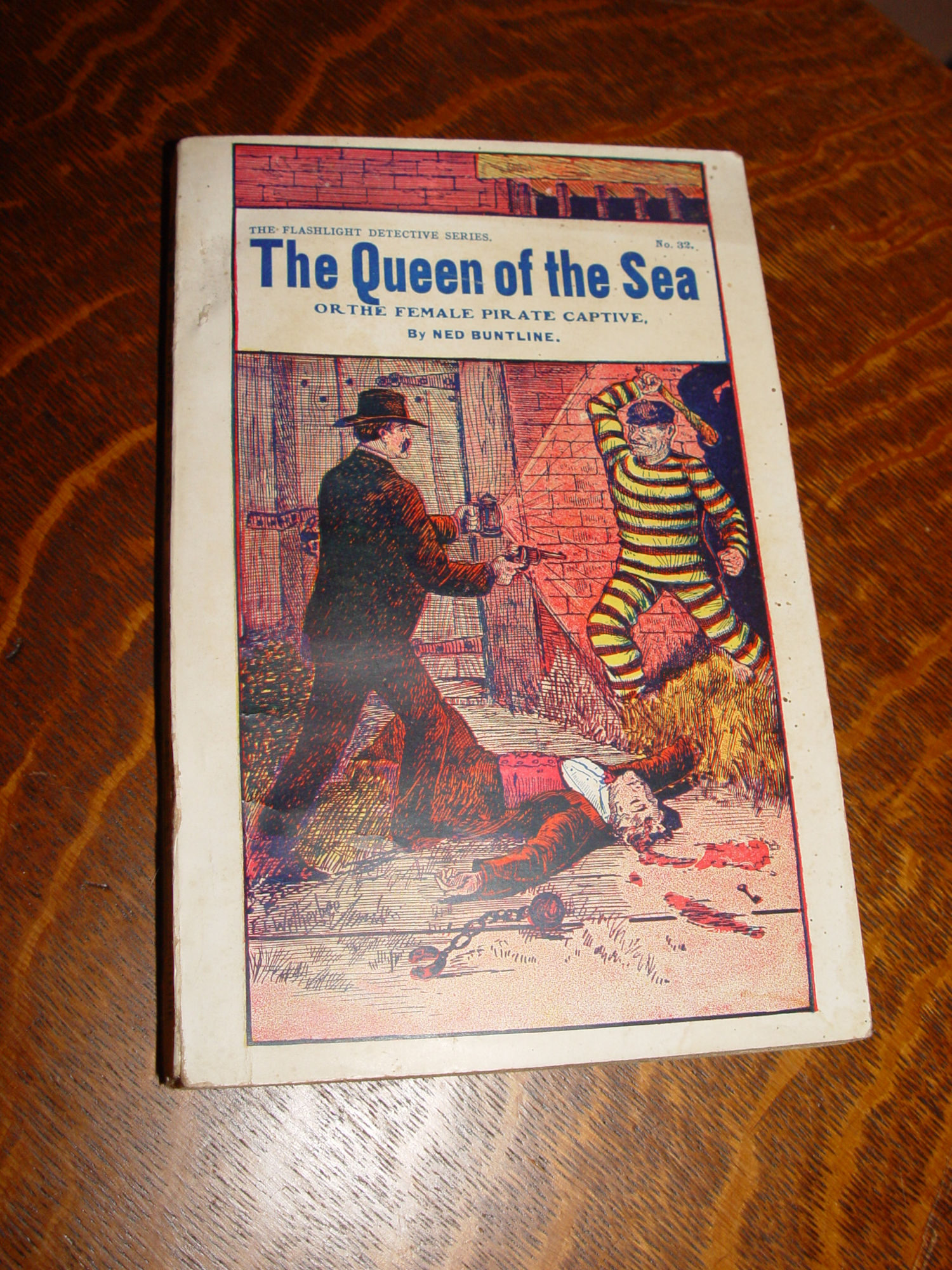 The Queen of the Sea Flashlight Detective
                        Series by Ned Buntline 1910s