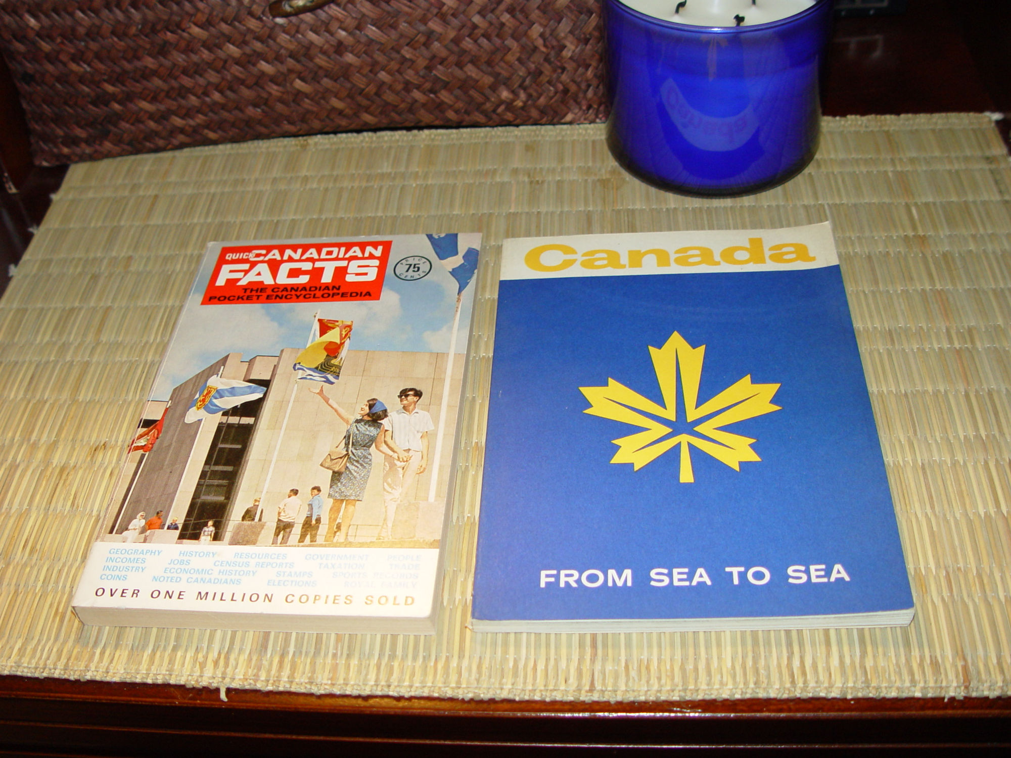 2 1960s Canada Travel Guides, Quick
                        Canadian Facts, Canada From Sea to Sea