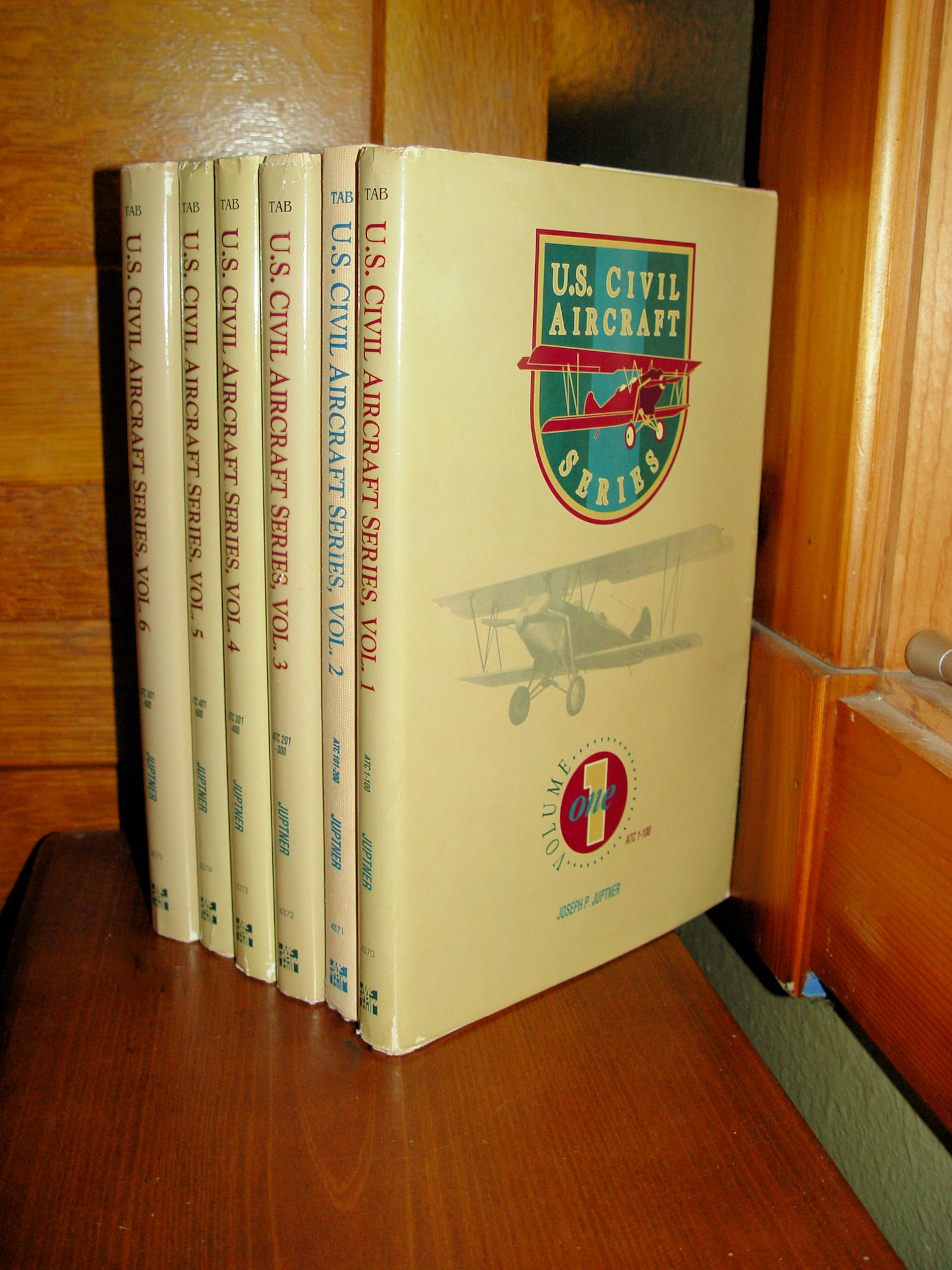 U.S. Civil Aircraft Series, Vol. 1 - 6 by
                        Joseph P. Juptner