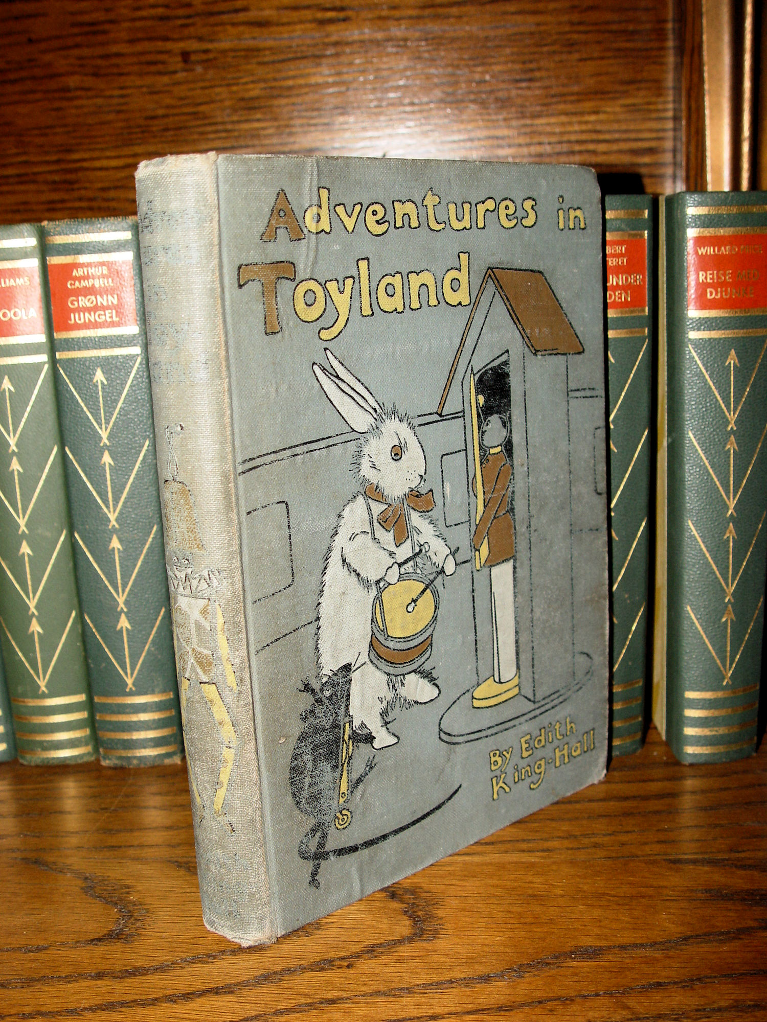 Adventures in Toyland by Edith King Hall: Art
                Nouveau illust.