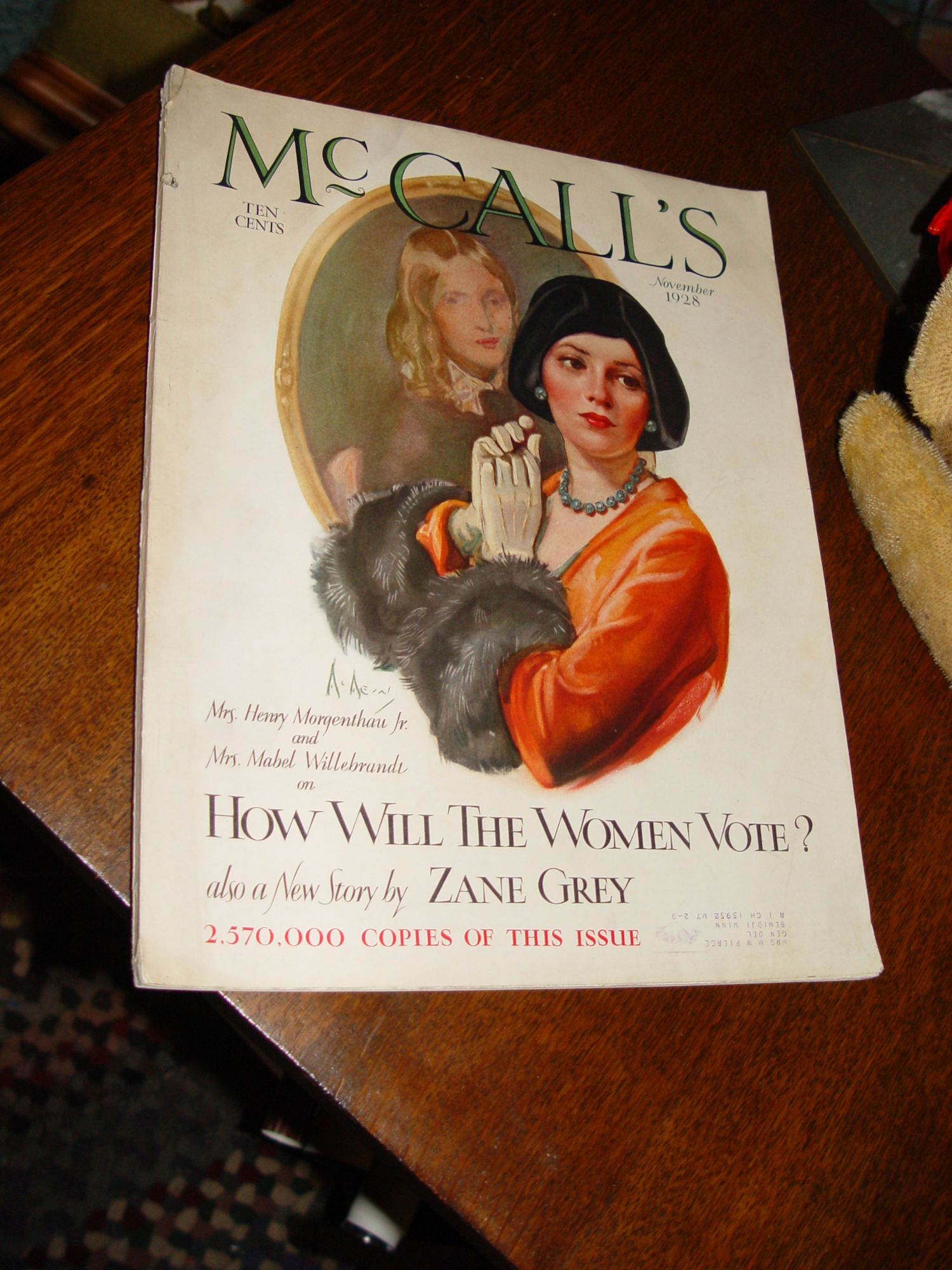 McCall’s November 1928 "How will the
                        women vote?" - Complete Magazine